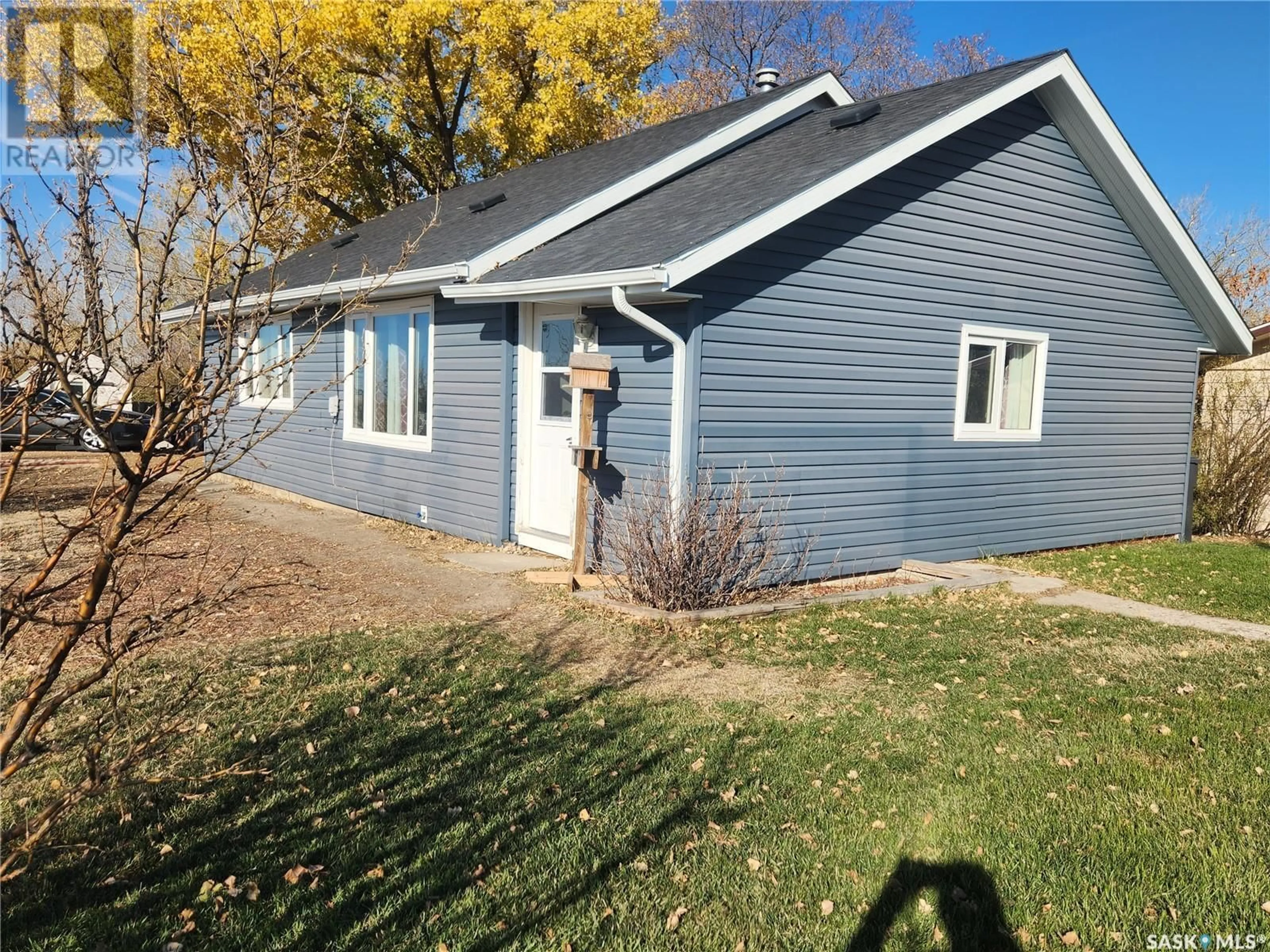 Home with vinyl exterior material, street for 101 CENTRE STREET, Frontier Saskatchewan S0N0W0