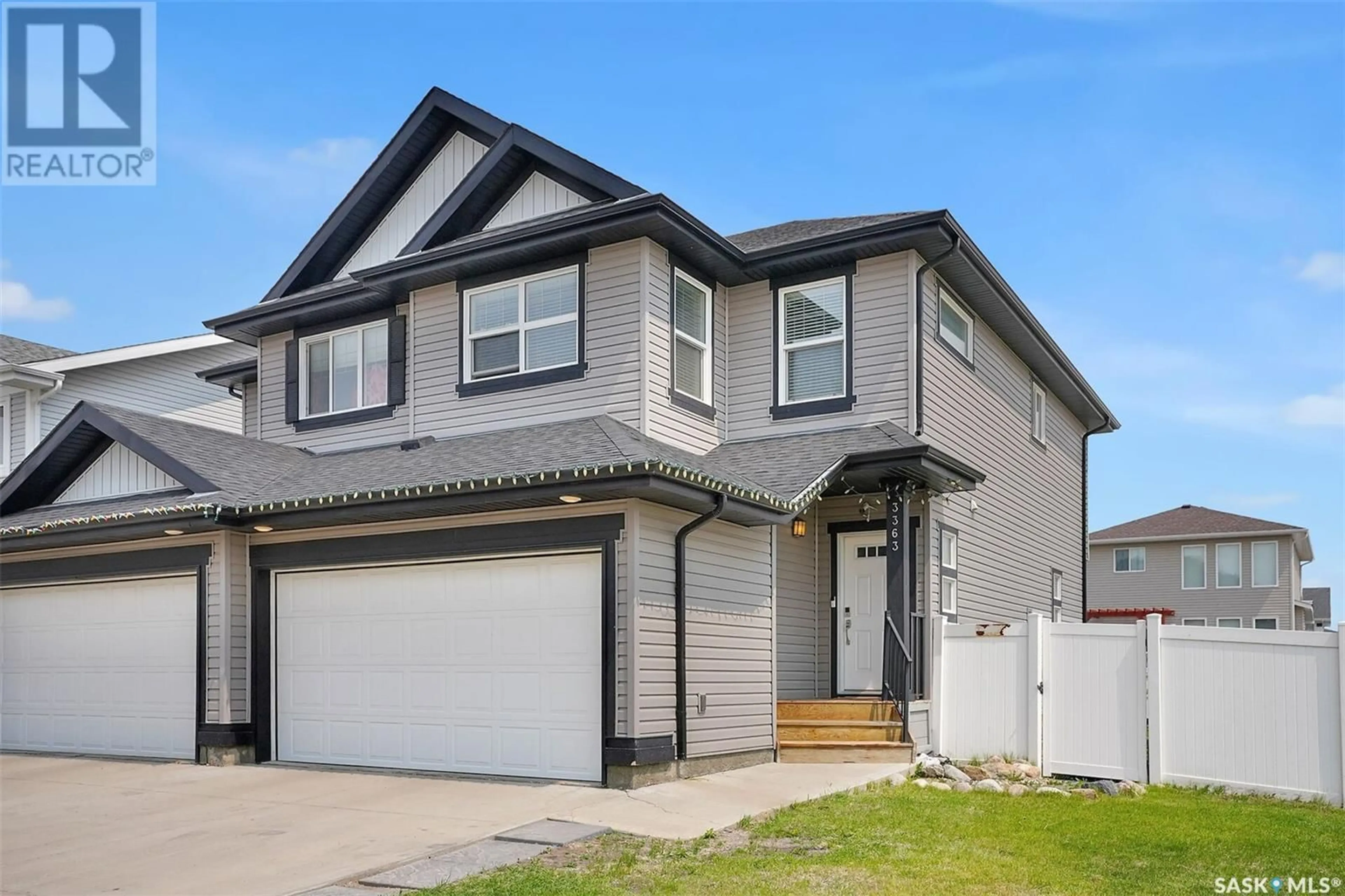 Home with vinyl exterior material, street for 3363 GREEN SANDCHERRY STREET, Regina Saskatchewan S4V3M2
