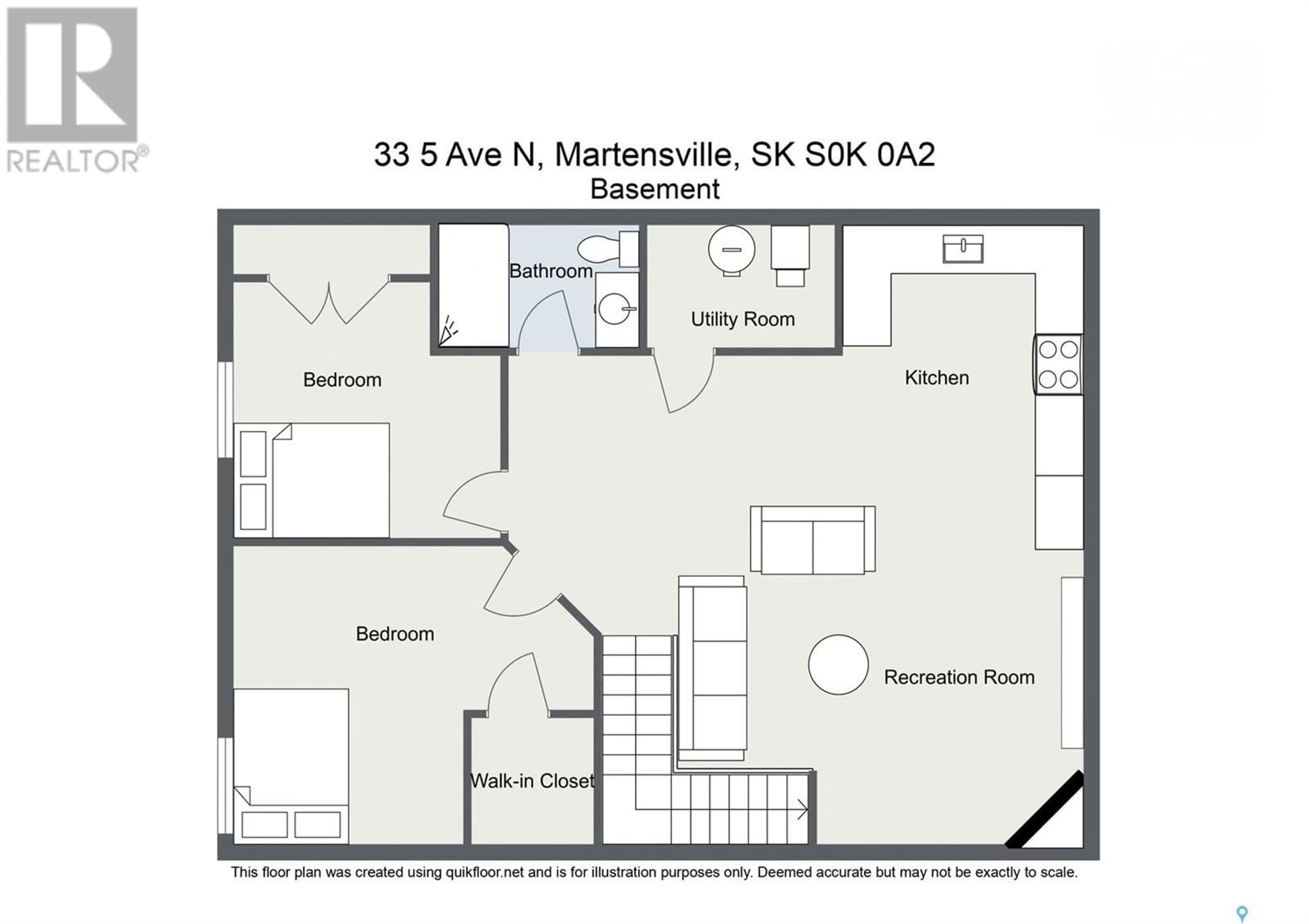 Floor plan for 33 5TH AVENUE, Martensville Saskatchewan S0K2T0