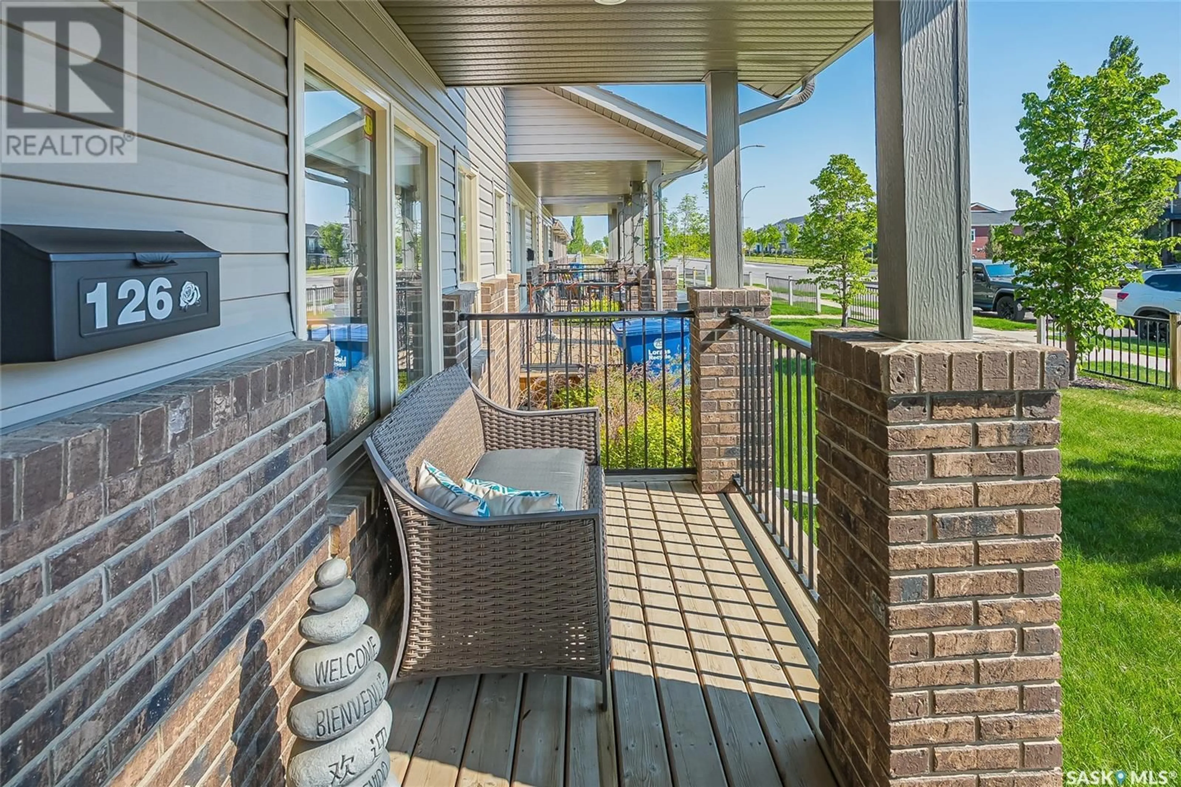 Patio, water/lake/river/ocean view for N - 126 ROSEWOOD GATE, Saskatoon Saskatchewan S7V0K9