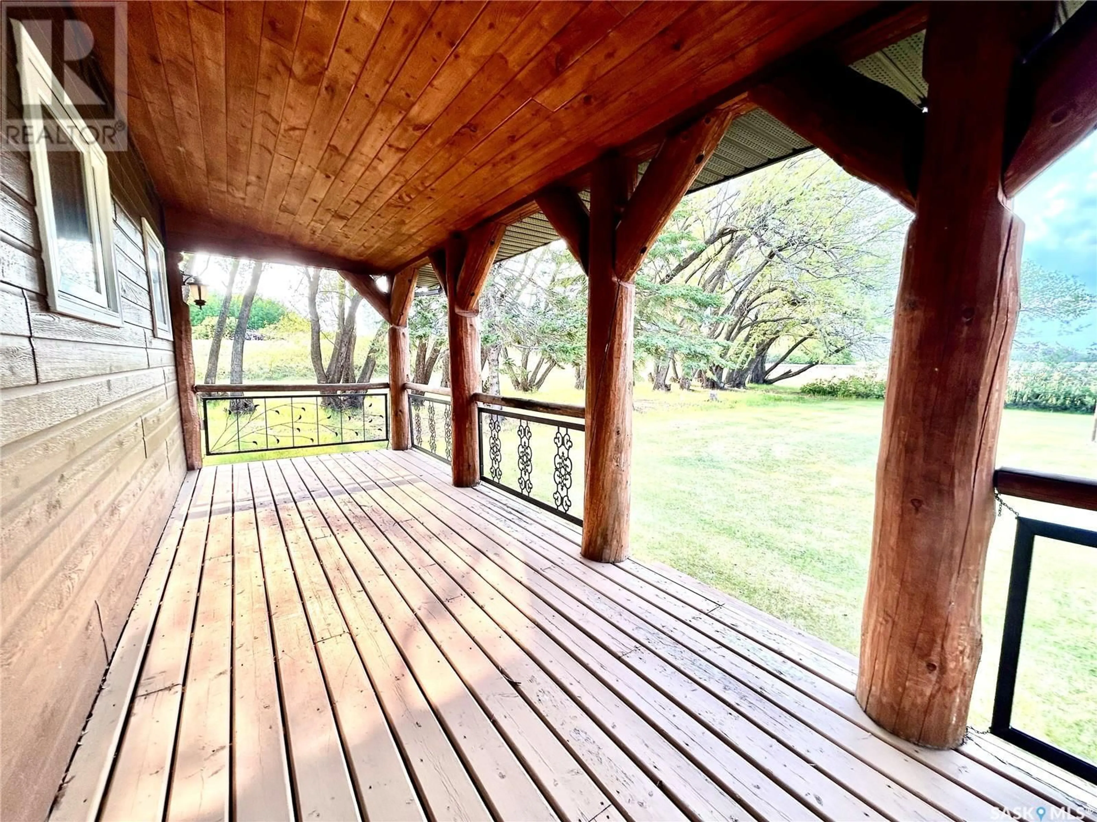 Patio, forest/trees view for STEVENS ACREAGE, Nipawin Rm No. 487 Saskatchewan S0E1E0