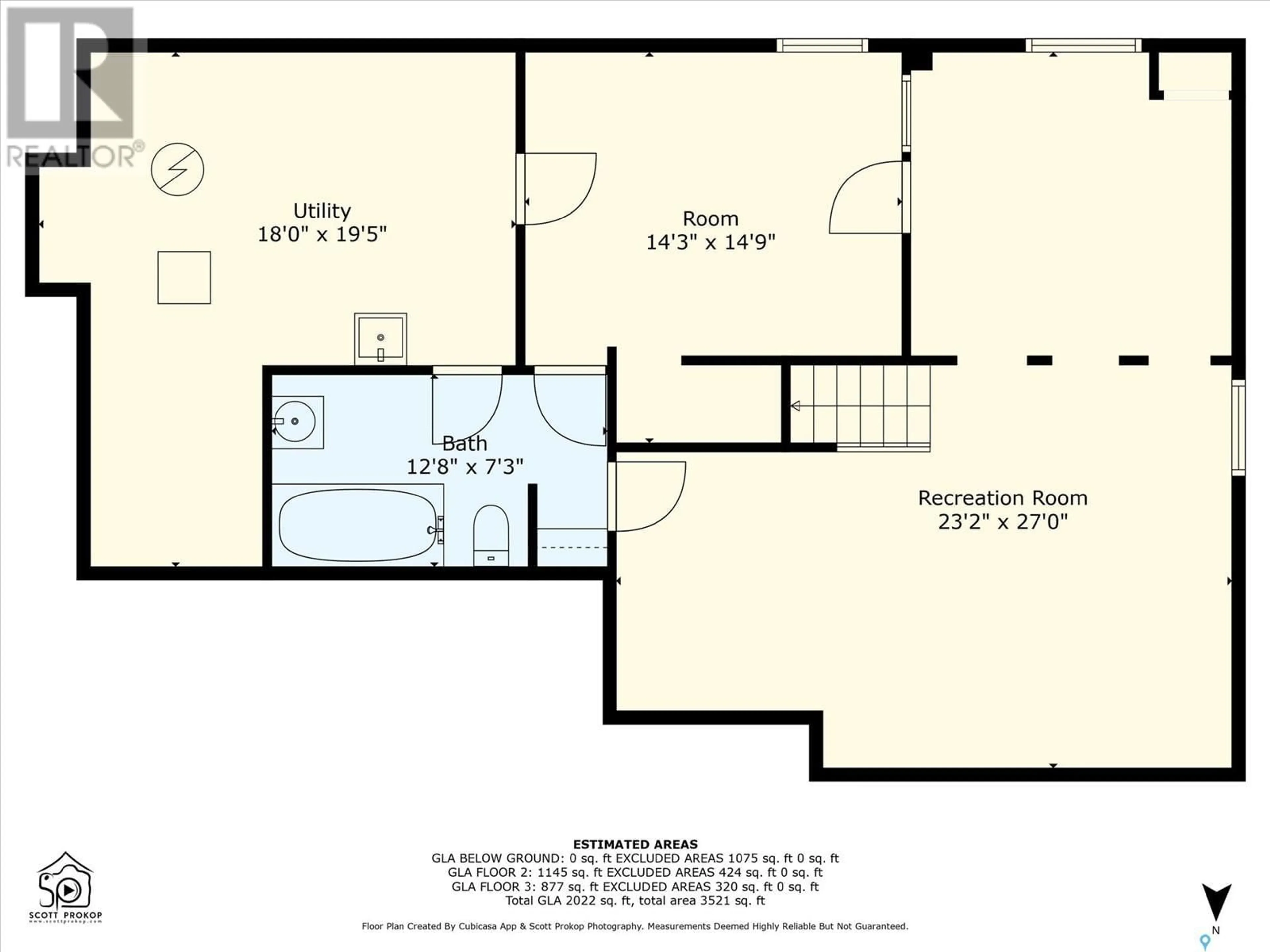Floor plan for 427 LAKESHORE BAY, Saskatoon Saskatchewan S7J3T5
