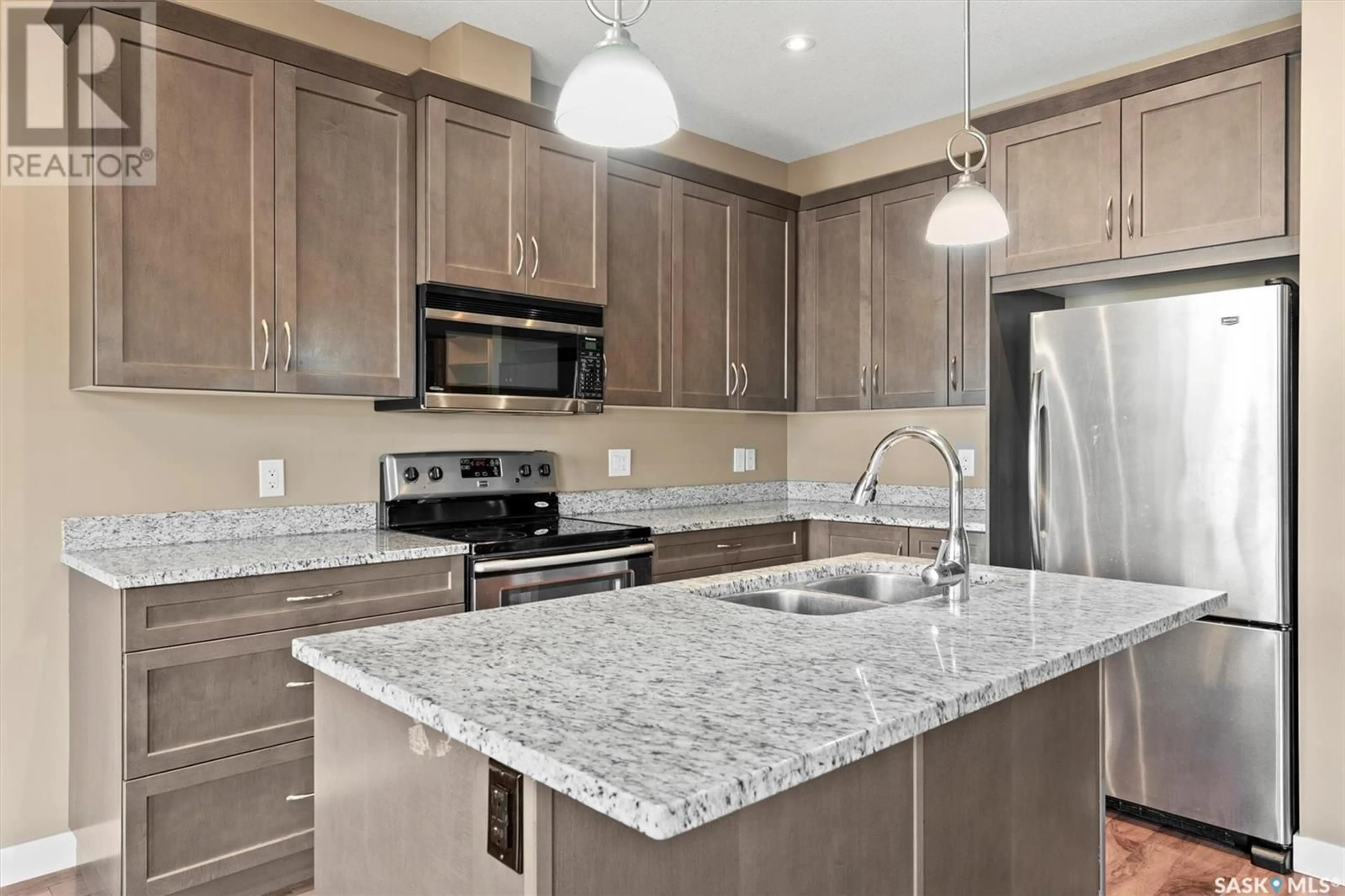 Open concept kitchen, ceramic/tile floor for 149 115 SHEPHERD CRESCENT, Saskatoon Saskatchewan S7W0P8