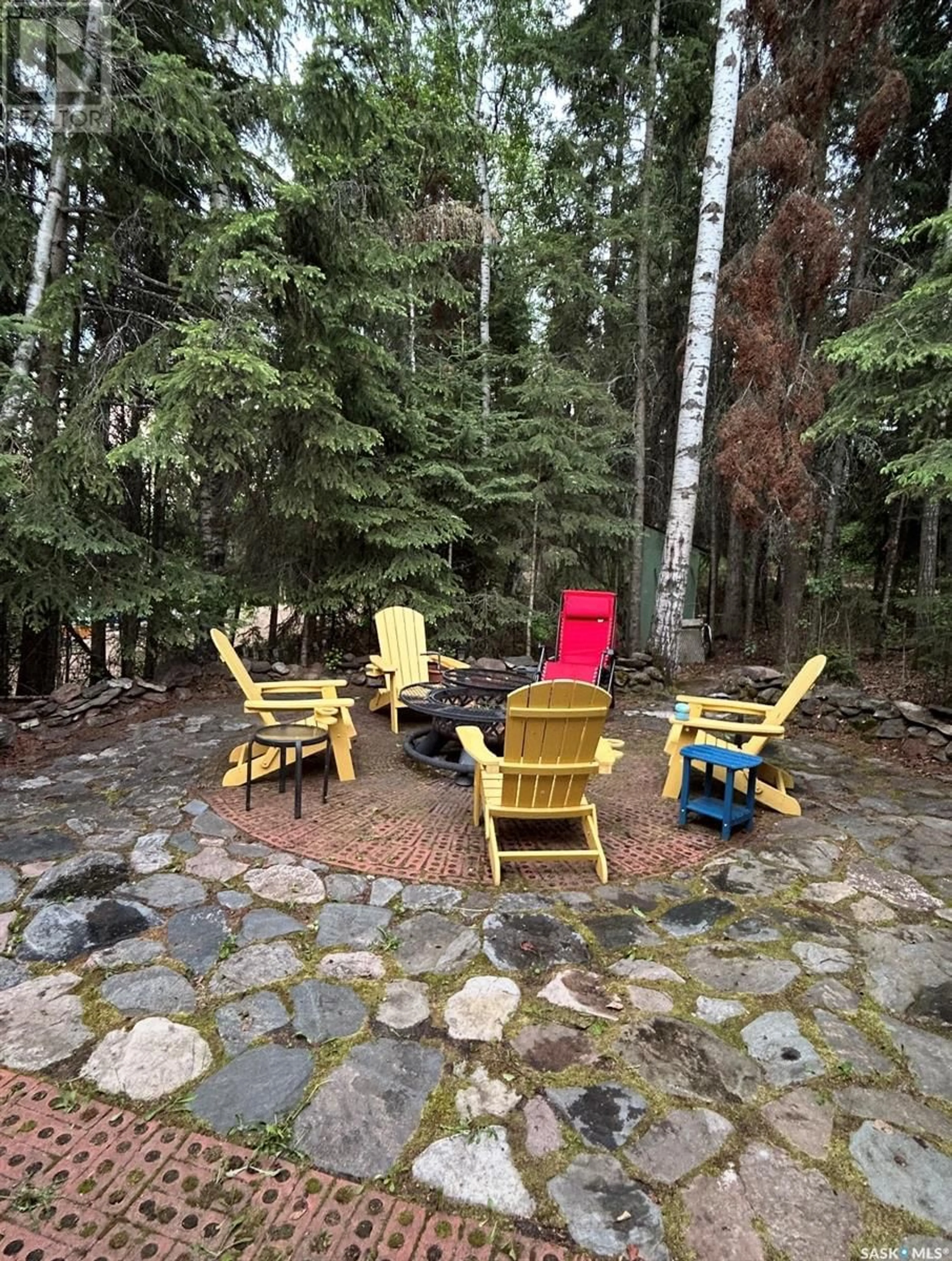 Patio, forest/trees view for 100 NESSLIN LAKE ROAD, Big River Rm No. 555 Saskatchewan S0J0E0
