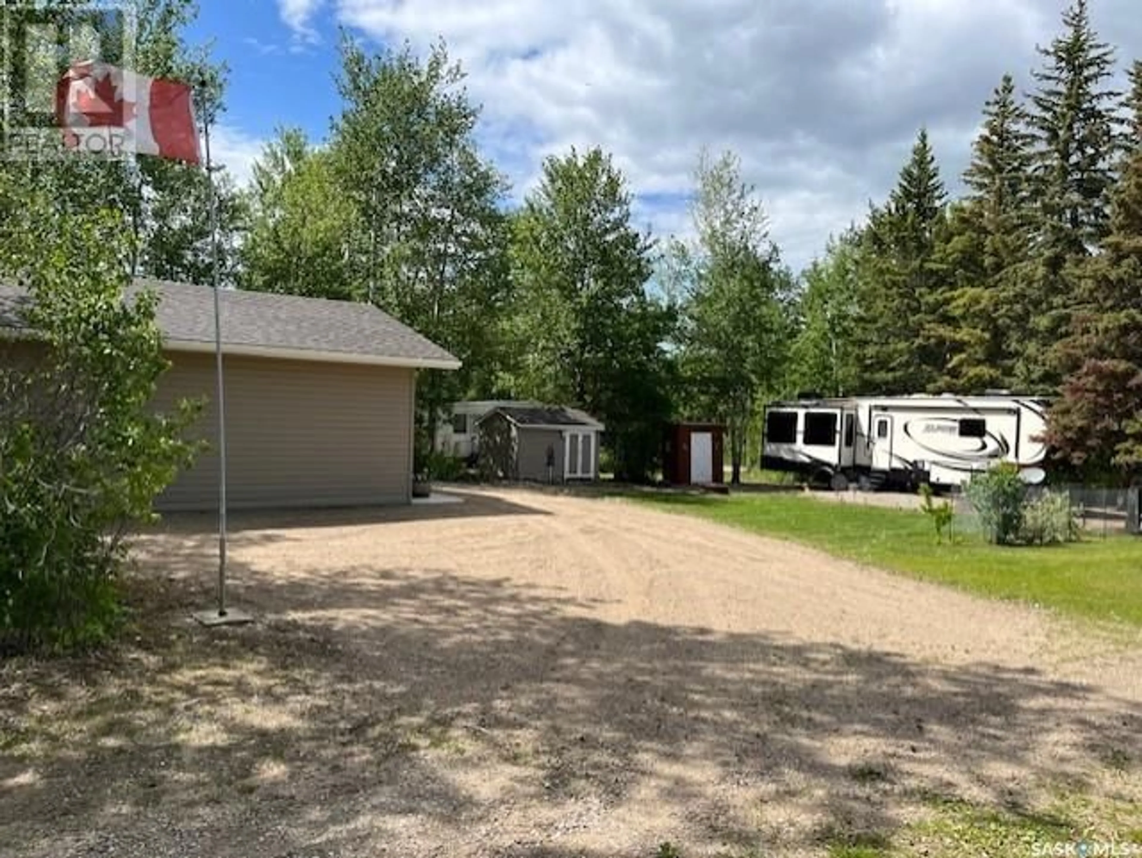 A pic from outside/outdoor area/front of a property/back of a property/a pic from drone, unknown for 1622 WAWASKASIW LANE, Turtle Lake Saskatchewan S0M1J0