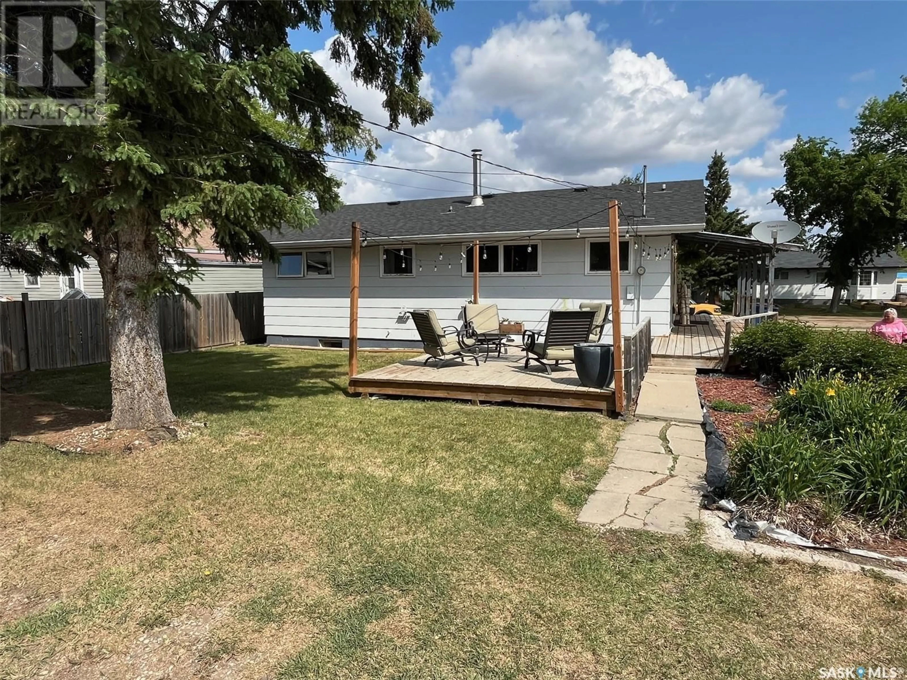 A pic from outside/outdoor area/front of a property/back of a property/a pic from drone, street for 336 STEVENS AVENUE, Birch Hills Saskatchewan S0J0G0