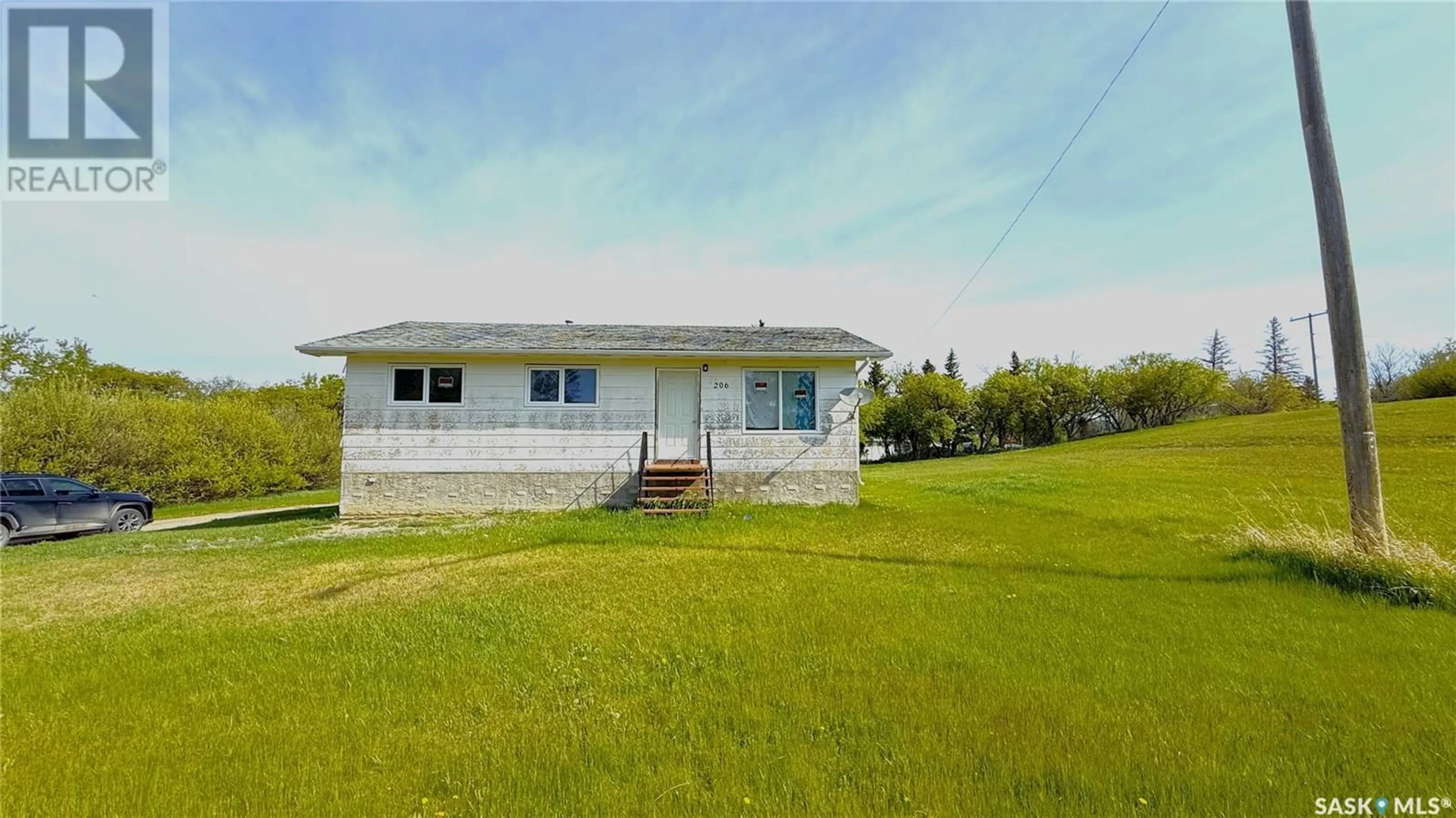 A pic from outside/outdoor area/front of a property/back of a property/a pic from drone, water/lake/river/ocean view for 206 6TH STREET, Rosemount Rm No. 378 Saskatchewan S0K0V0