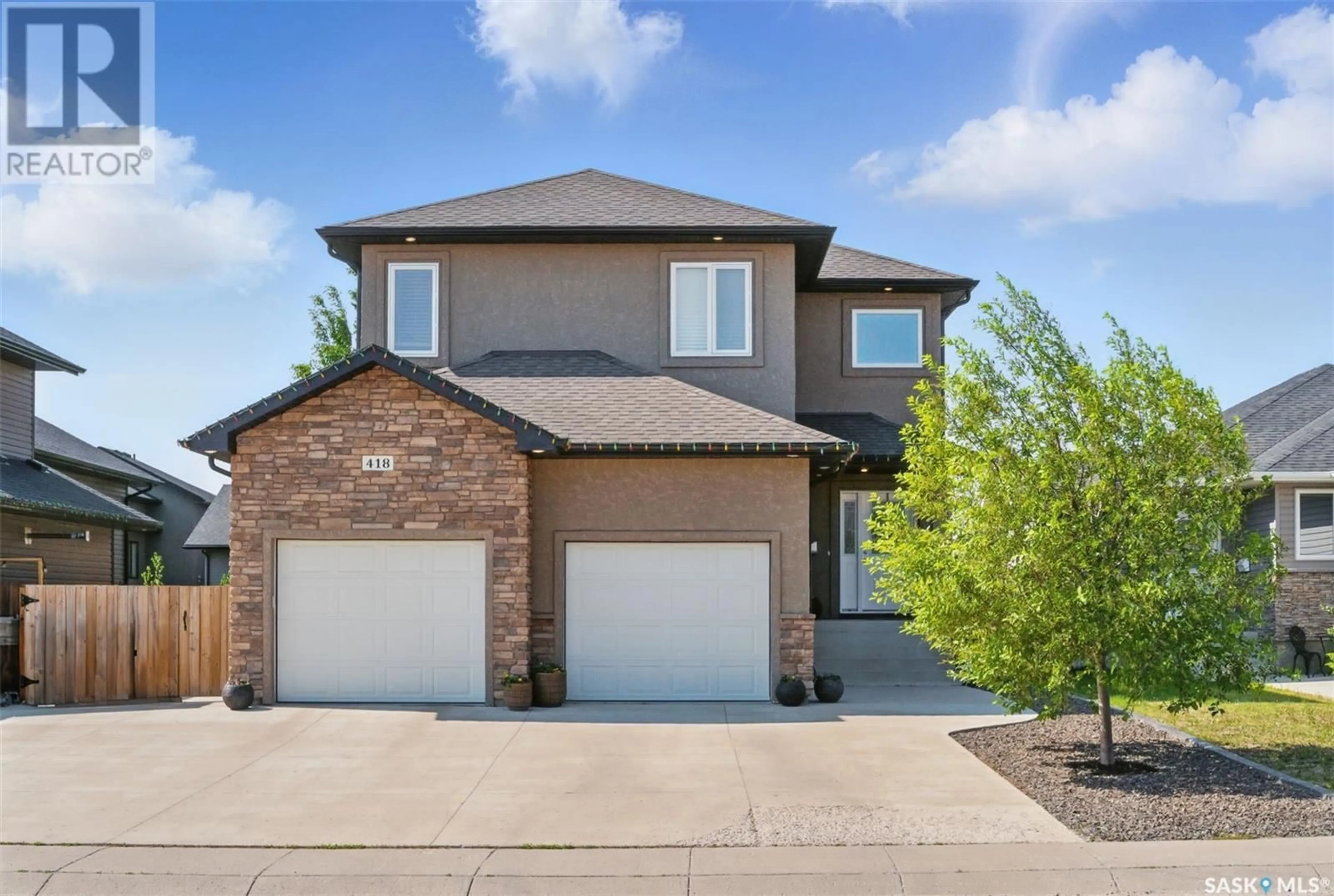 Home with brick exterior material, street for 418 HASTINGS CRESCENT, Saskatoon Saskatchewan S7V0C7