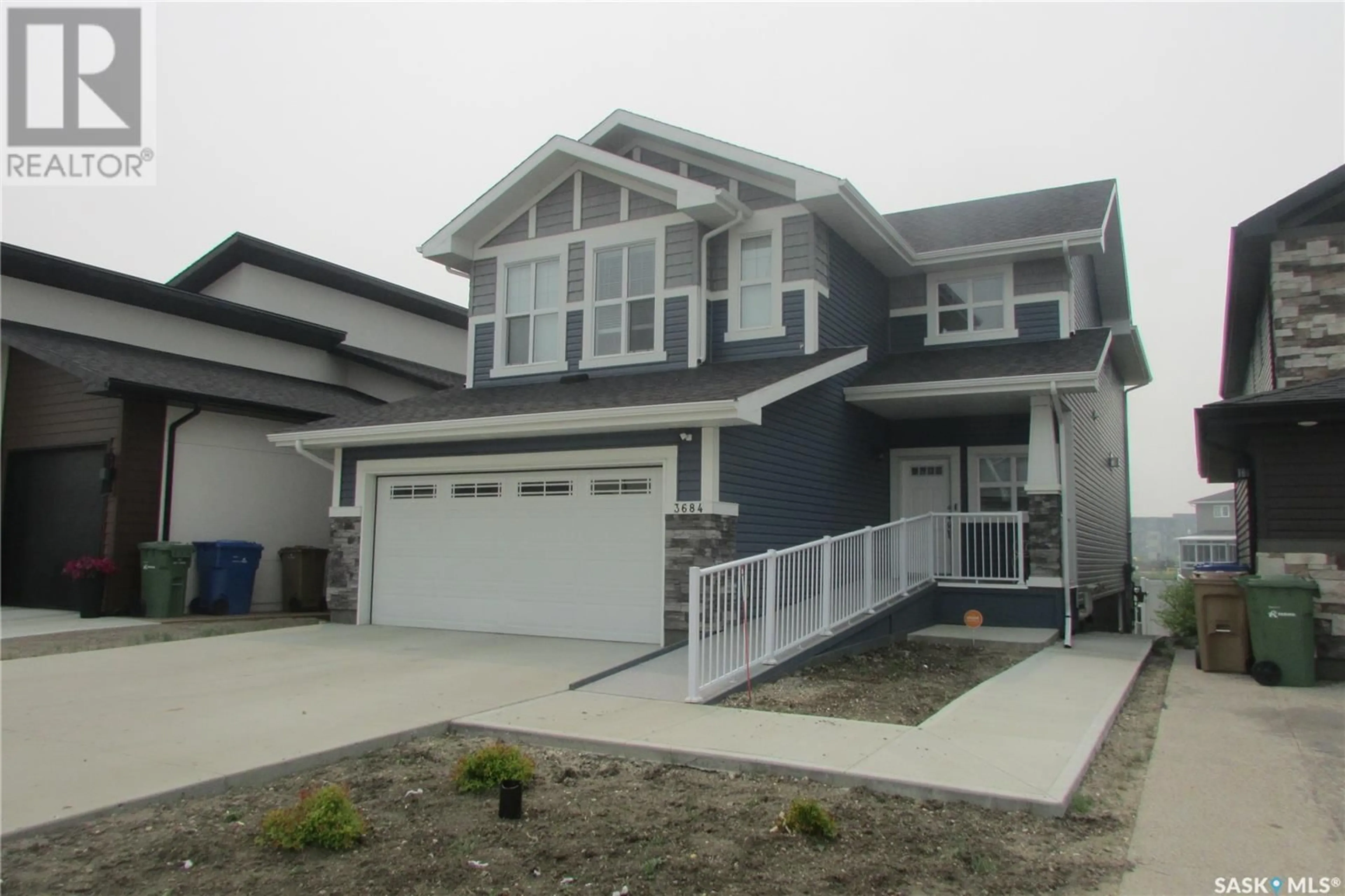 Home with vinyl exterior material, street for 3684 GEE CRESCENT, Regina Saskatchewan S4V3P2