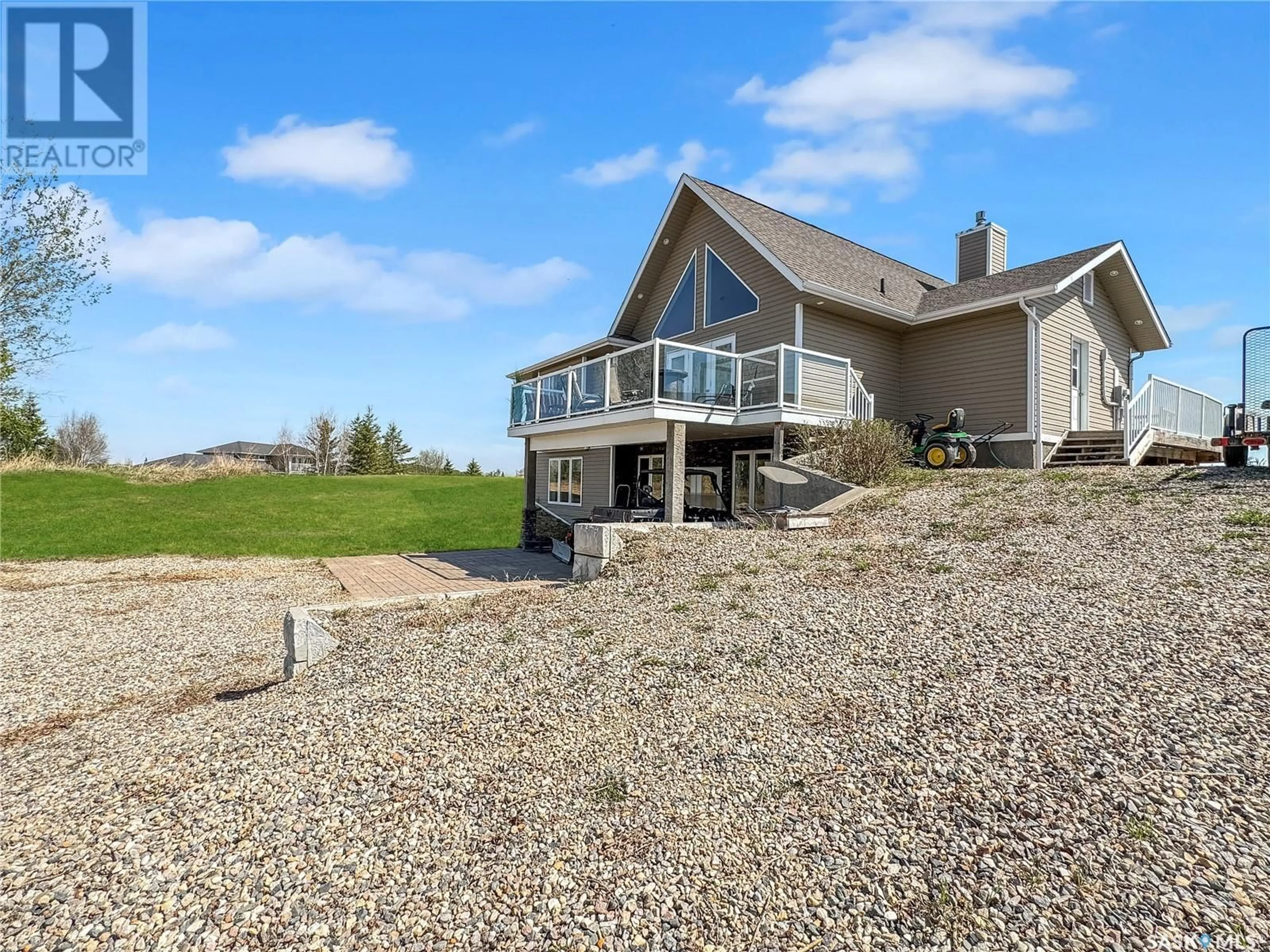 A pic from outside/outdoor area/front of a property/back of a property/a pic from drone, water/lake/river/ocean view for 35 A.J. CANTIN, Leask Rm No. 464 Saskatchewan S0J1M0