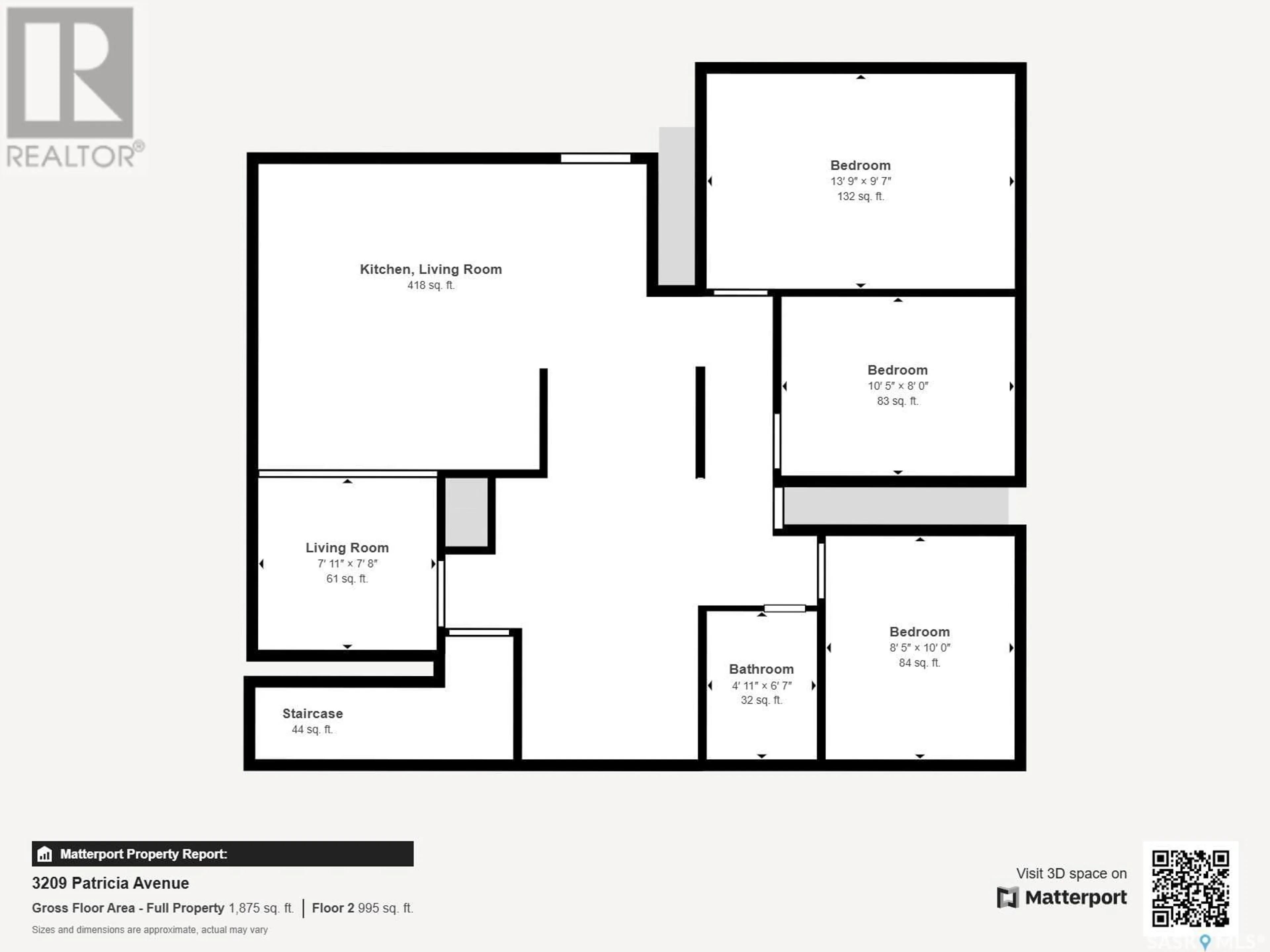 Floor plan for 3209 PATRICIA AVENUE, Regina Saskatchewan S4R3V8