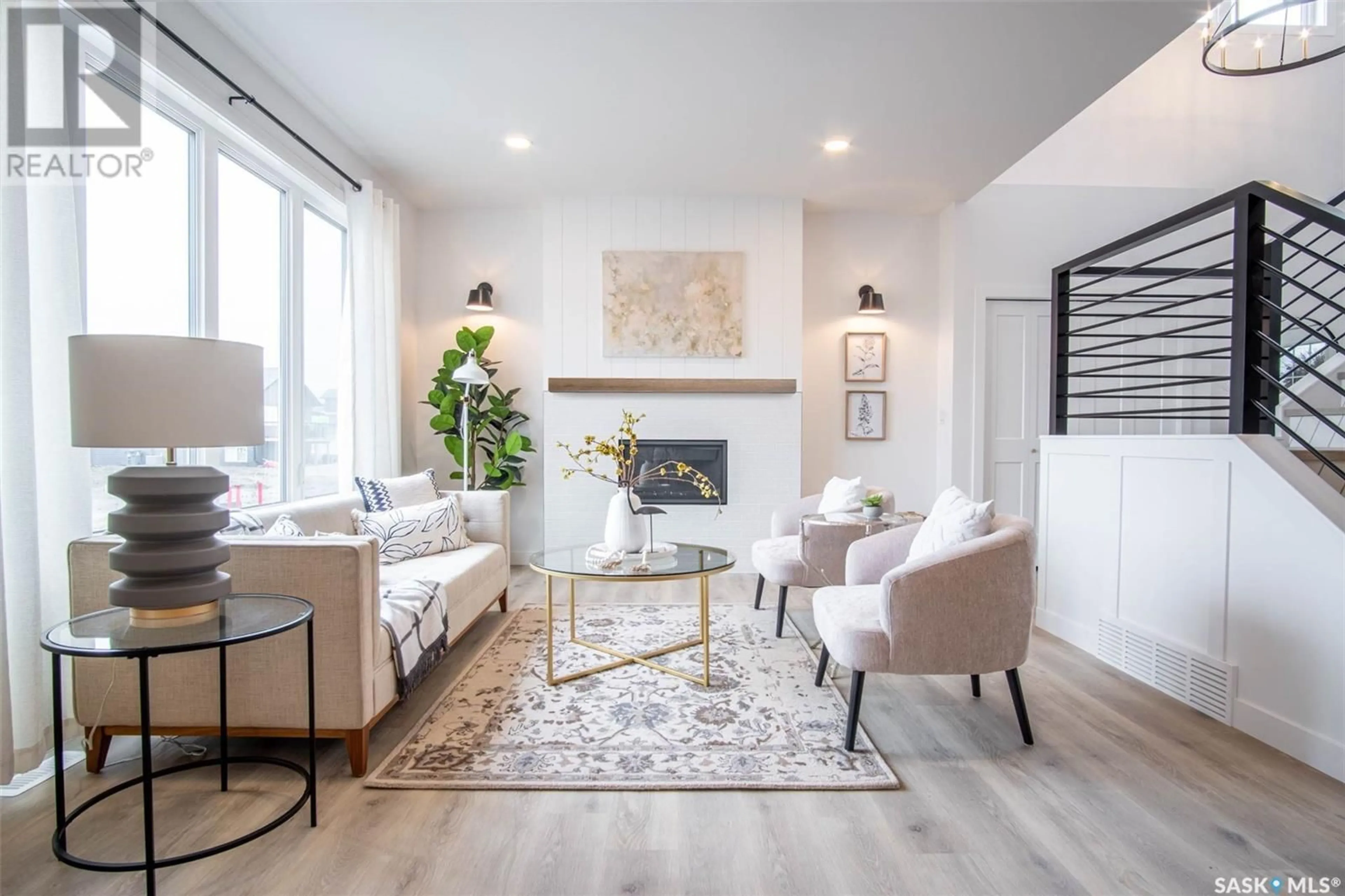 Living room with furniture, unknown for 14 SUNTERRA DRIVE, Shields Saskatchewan S7C0A3
