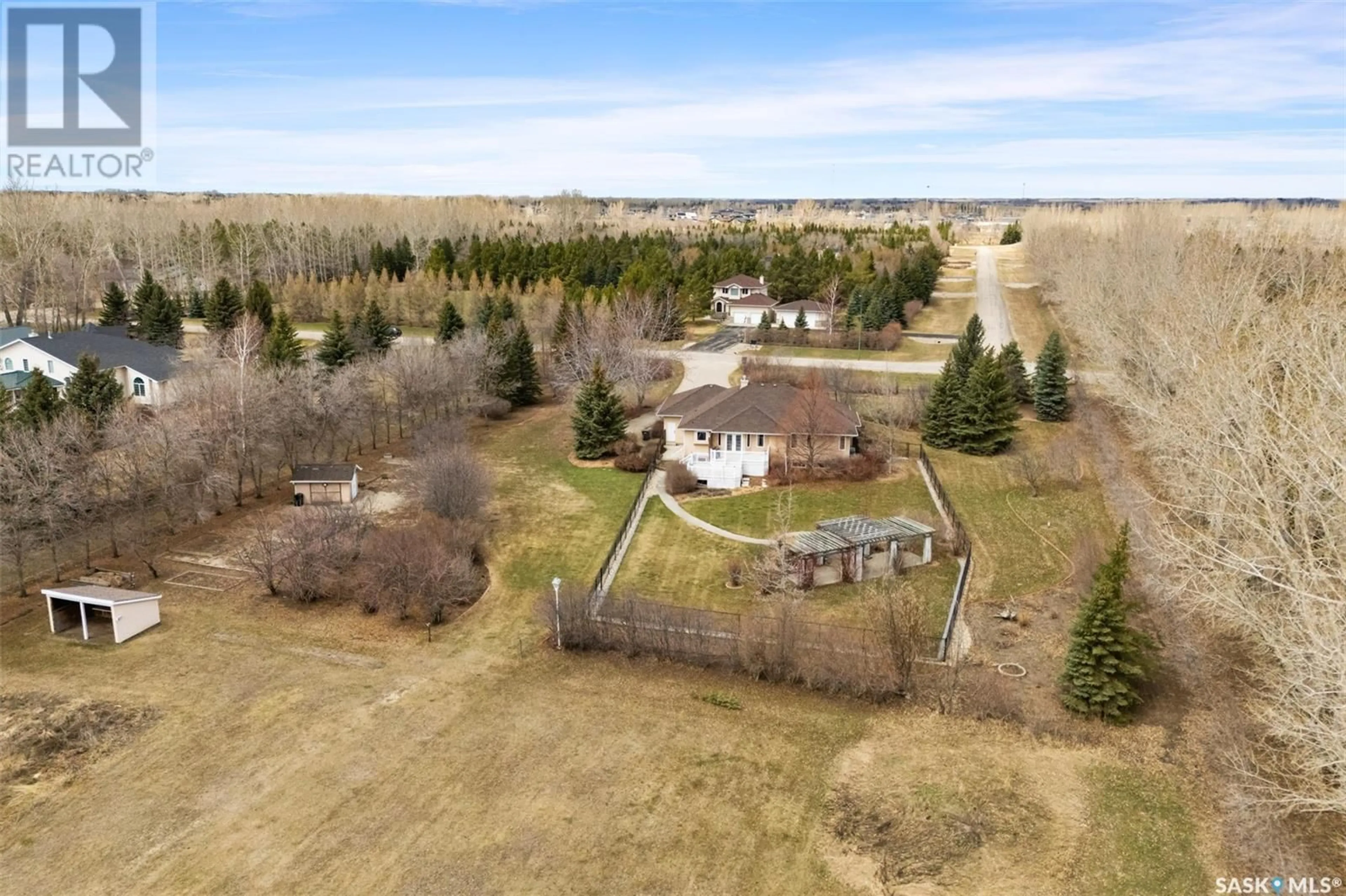 A pic from outside/outdoor area/front of a property/back of a property/a pic from drone, unknown for 12 PARK MEADOWS ROAD, Edenwold Rm No. 158 Saskatchewan S4L5B1