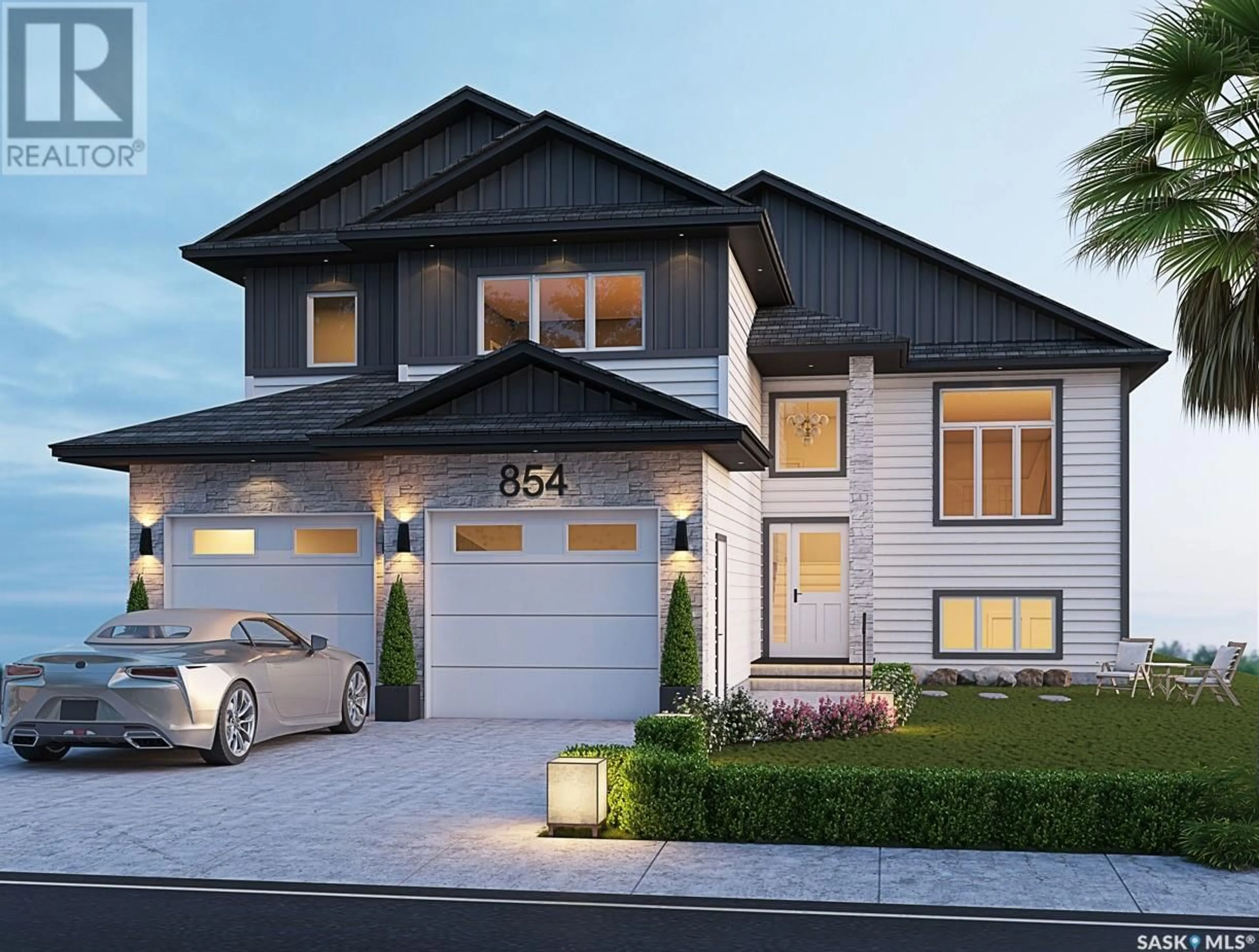 Home with brick exterior material, street for 854 BENTLEY MANOR, Saskatoon Saskatchewan S7L6P4