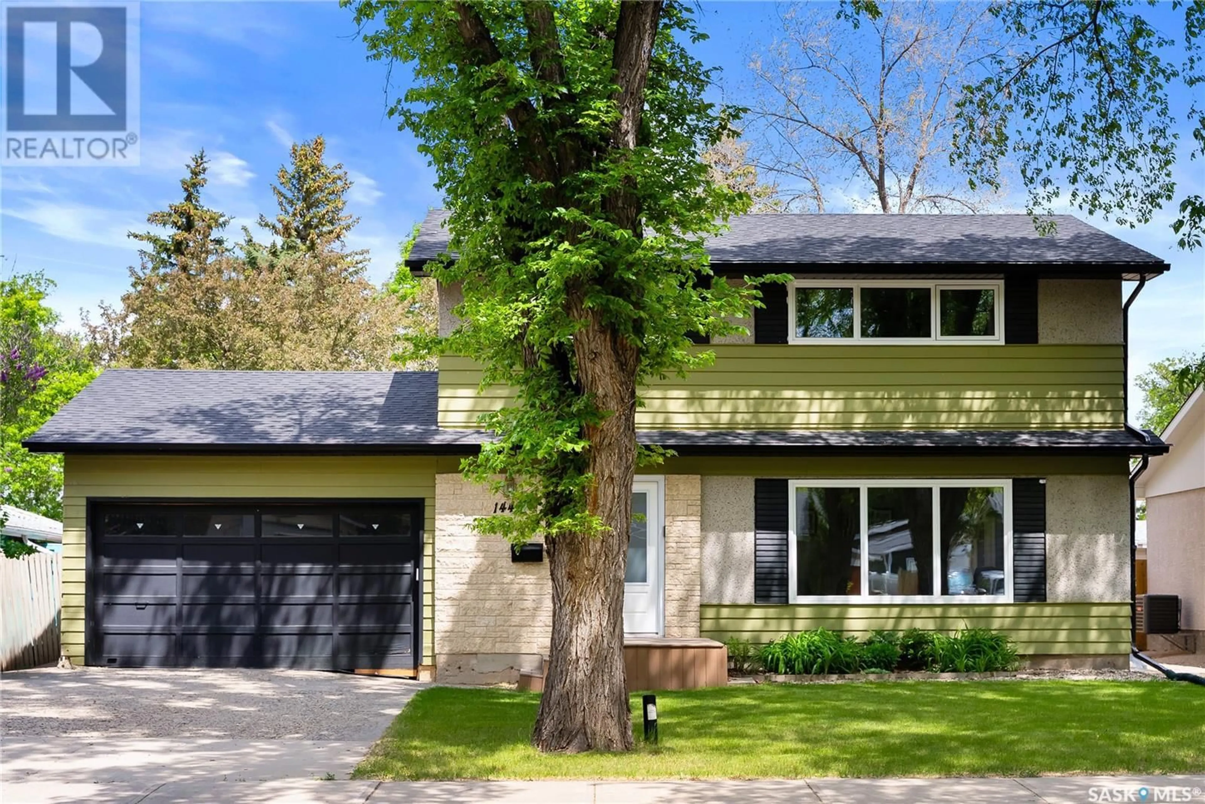 Home with brick exterior material, street for 1449 SHANNON ROAD, Regina Saskatchewan S4S5L4