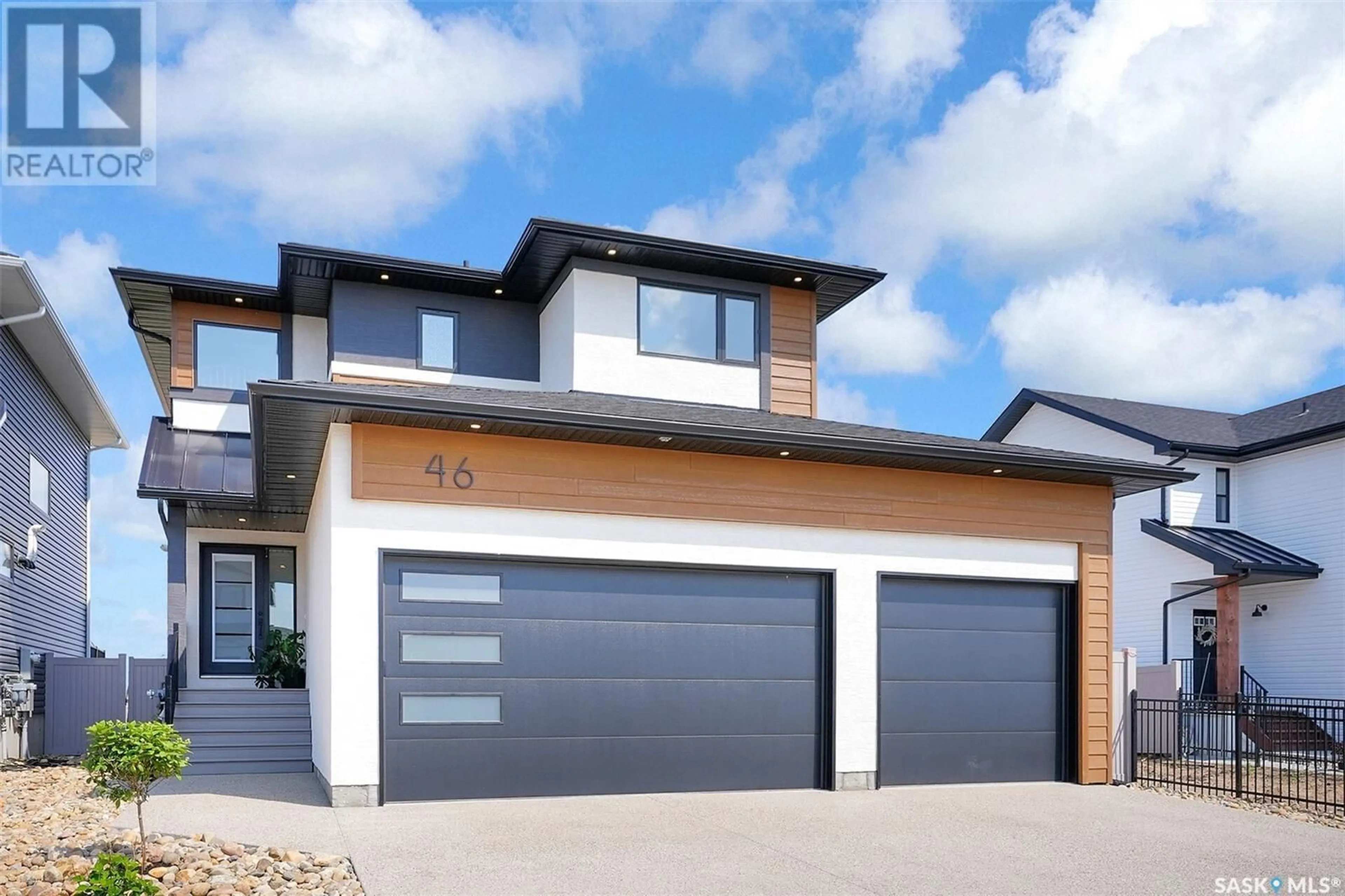 Home with brick exterior material, street for 46 MACKENZIE CRESCENT, Pilot Butte Saskatchewan S0G3Z0