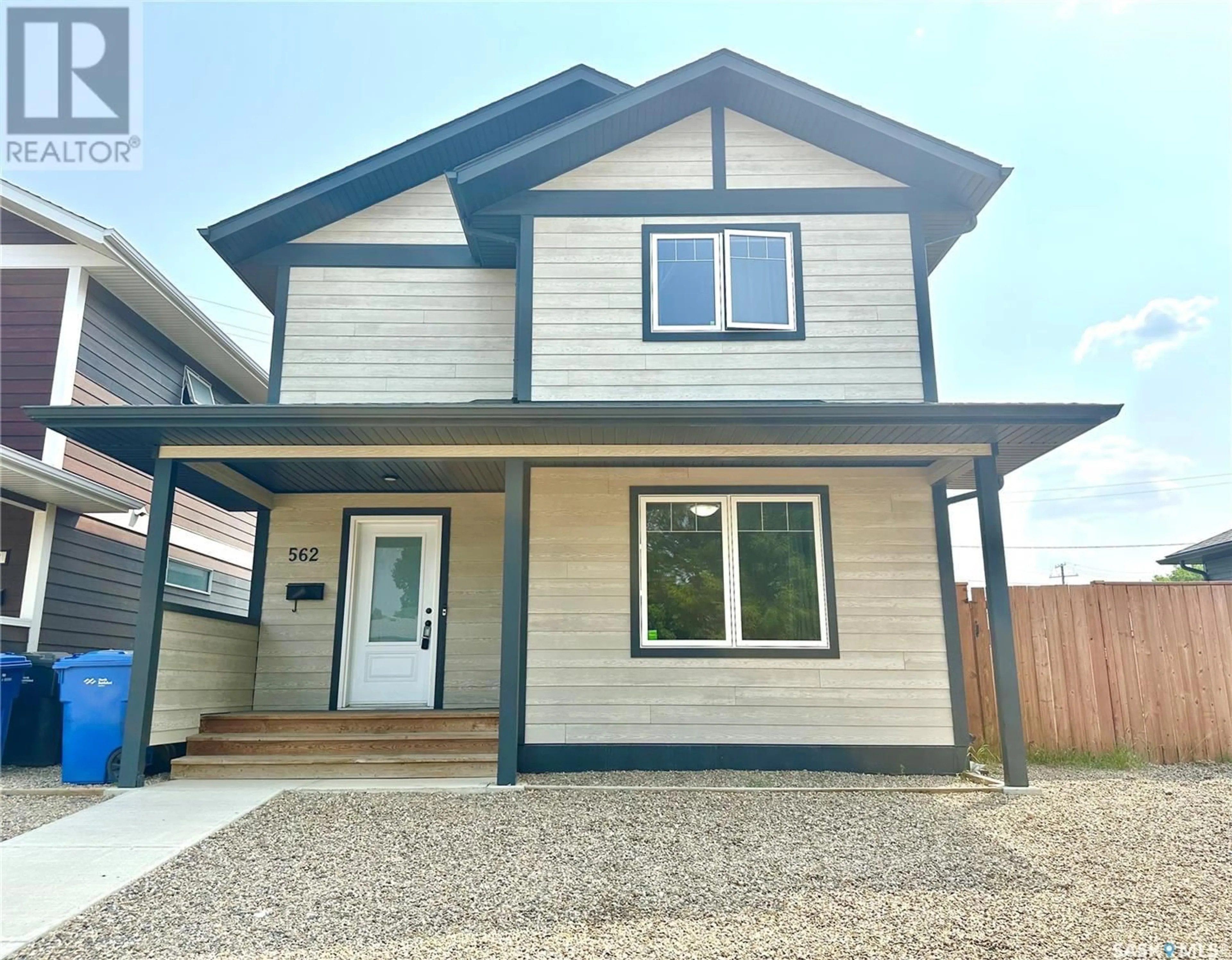 Home with vinyl exterior material, street for 562 105TH STREET, North Battleford Saskatchewan S9A1R7