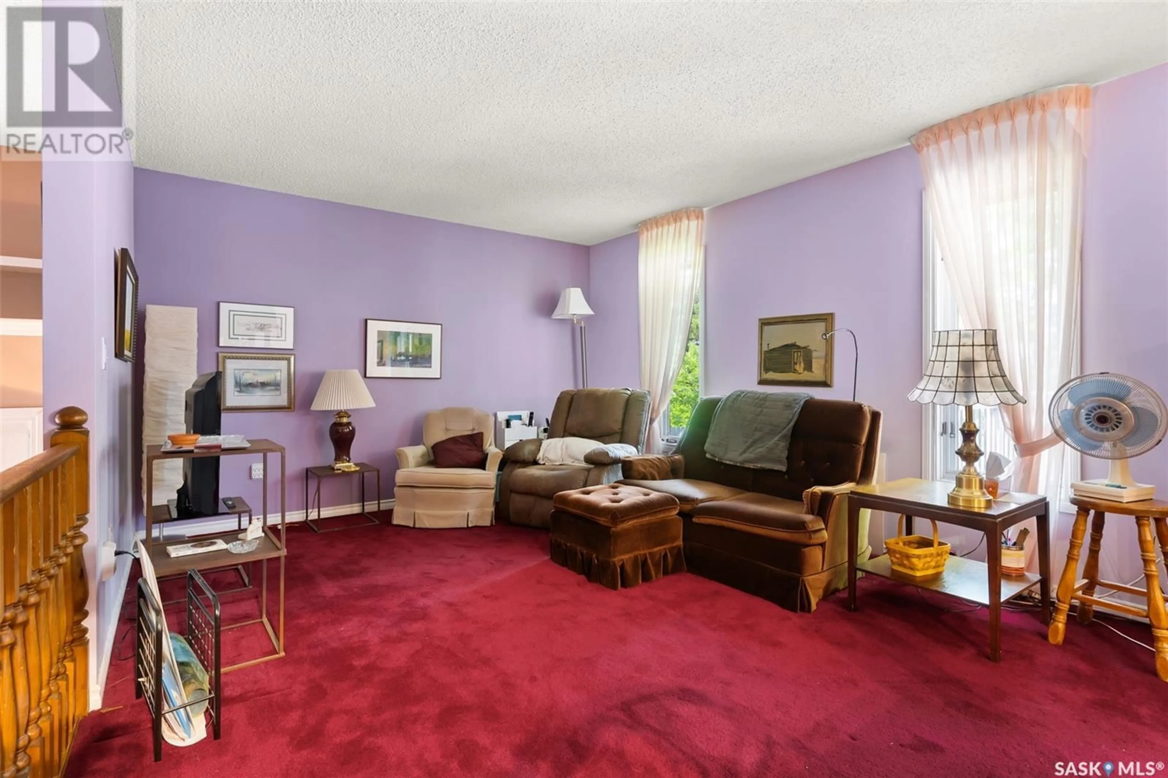 Living room with furniture, carpet floor for 2830 HELMSING STREET, Regina Saskatchewan S4V0W8