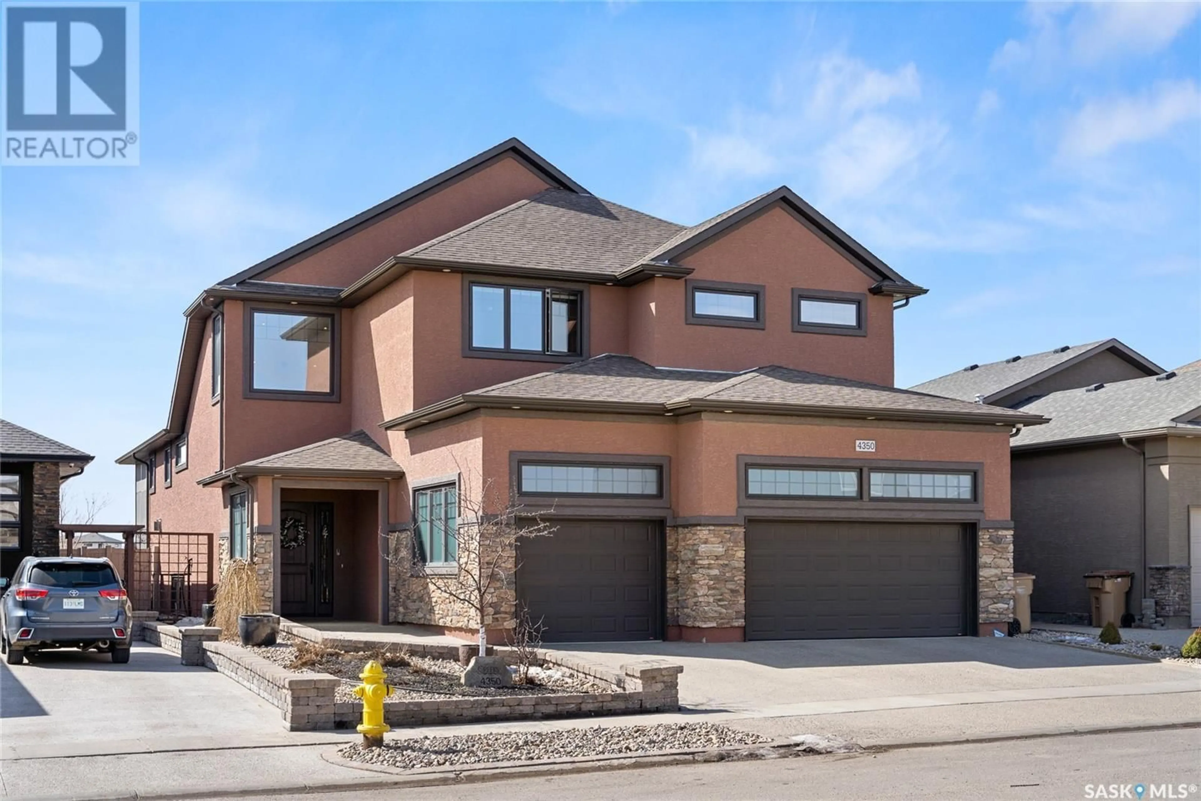 Home with brick exterior material, street for 4350 SANDPIPER CRESCENT, Regina Saskatchewan S4V1N3