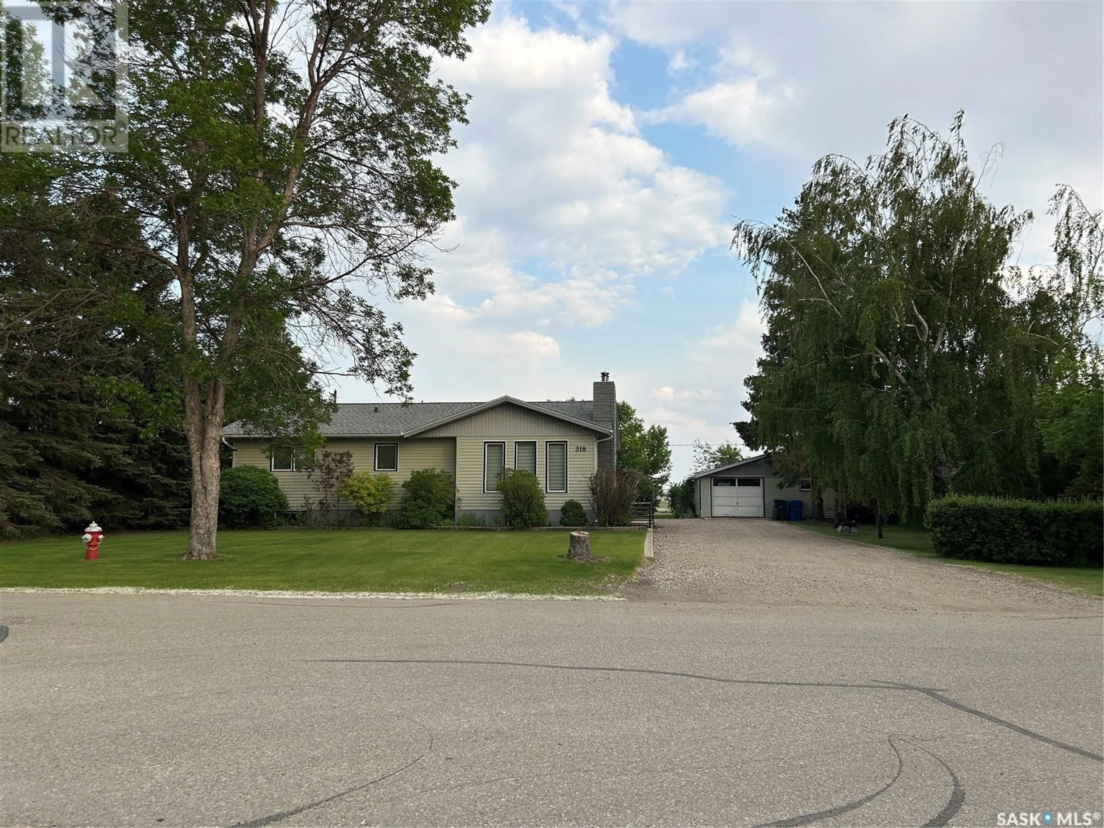 A pic from outside/outdoor area/front of a property/back of a property/a pic from drone, street for 318 3RD AVENUE, Alameda Saskatchewan S0C0A0
