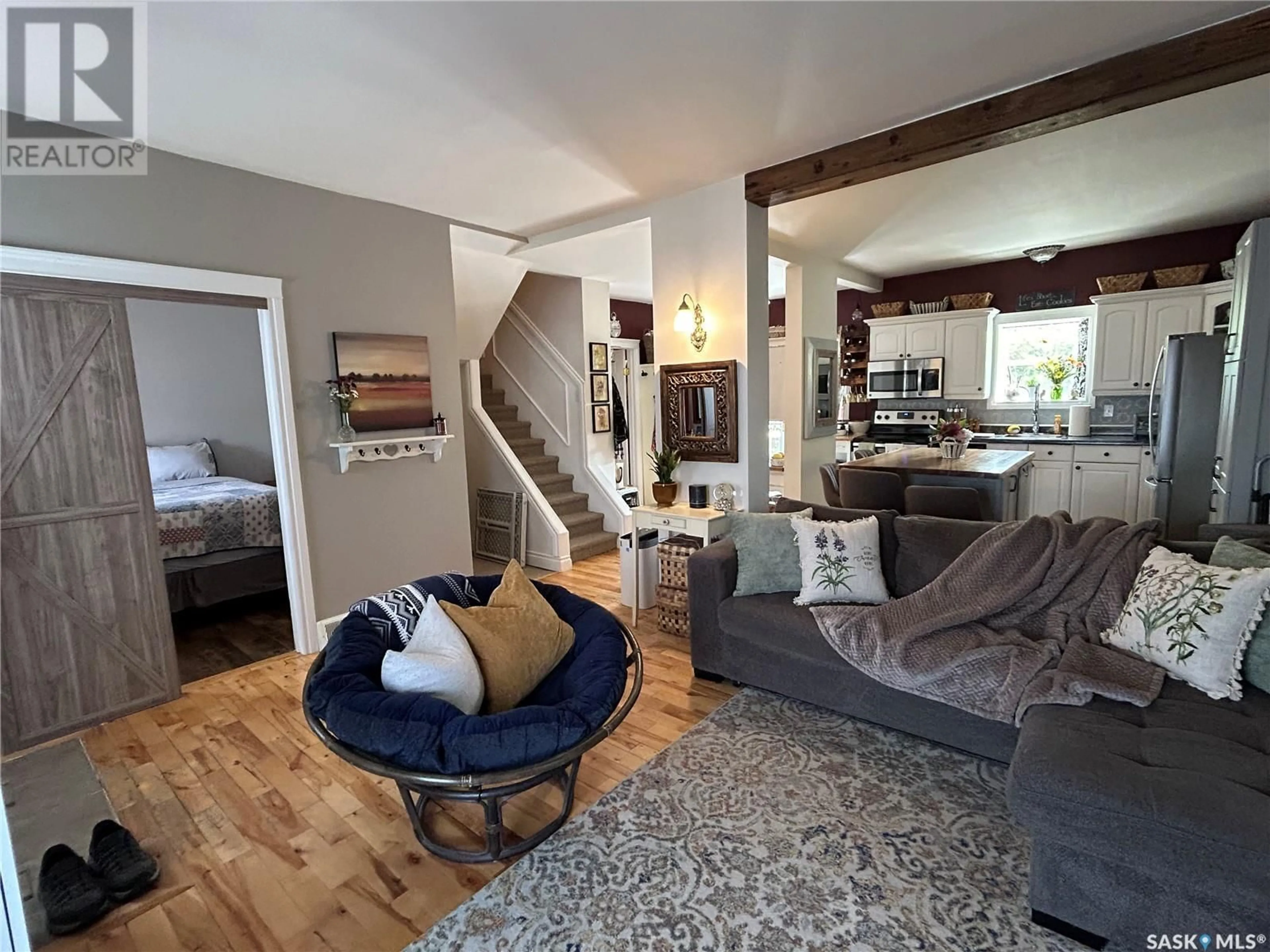 Living room with furniture, unknown for 1018 3RD STREET, Estevan Saskatchewan S4A0R5