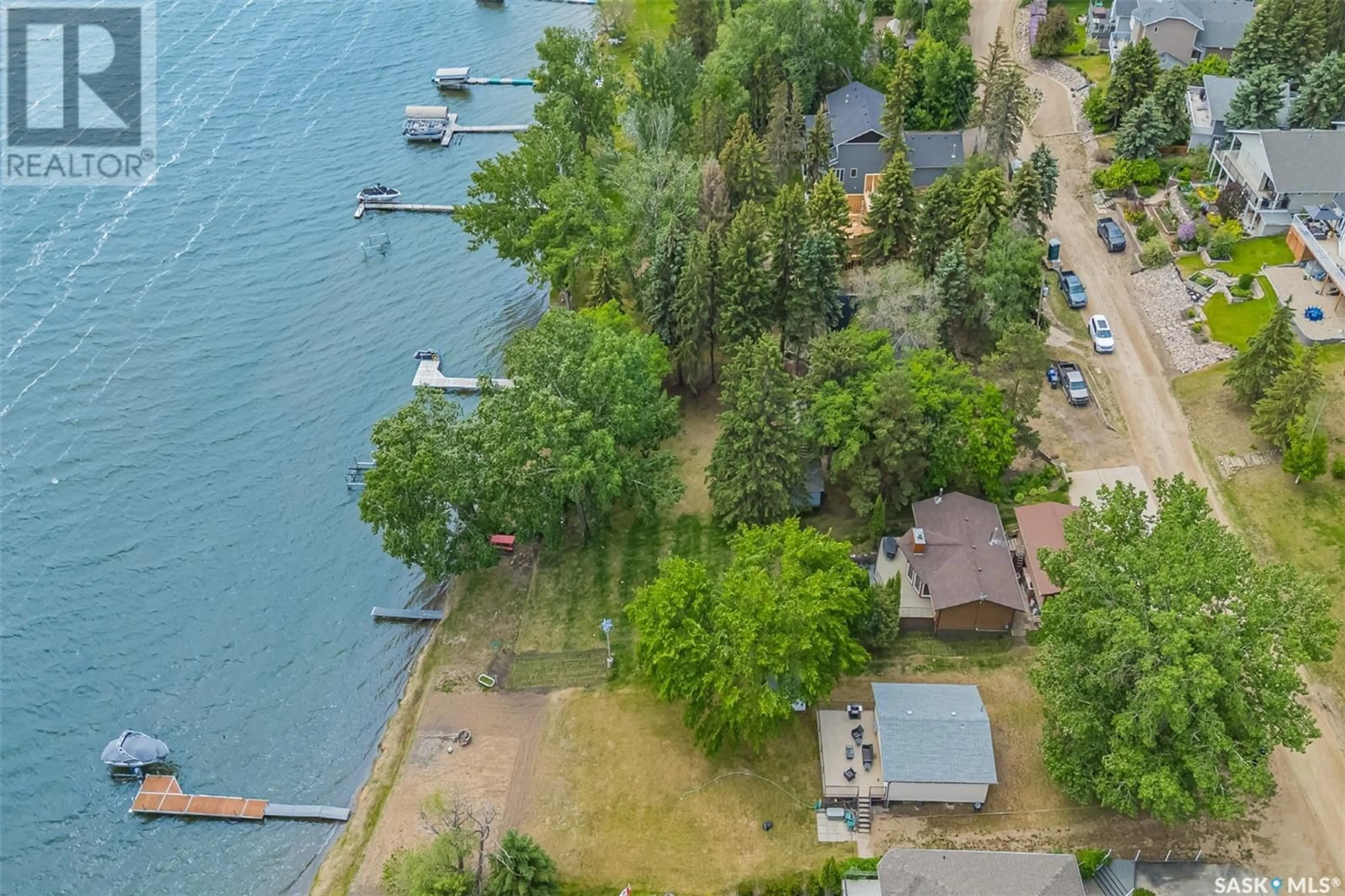 A pic from outside/outdoor area/front of a property/back of a property/a pic from drone, water/lake/river/ocean view for 25 MCCRIMMON CRESCENT, Shields Saskatchewan S7C0A2