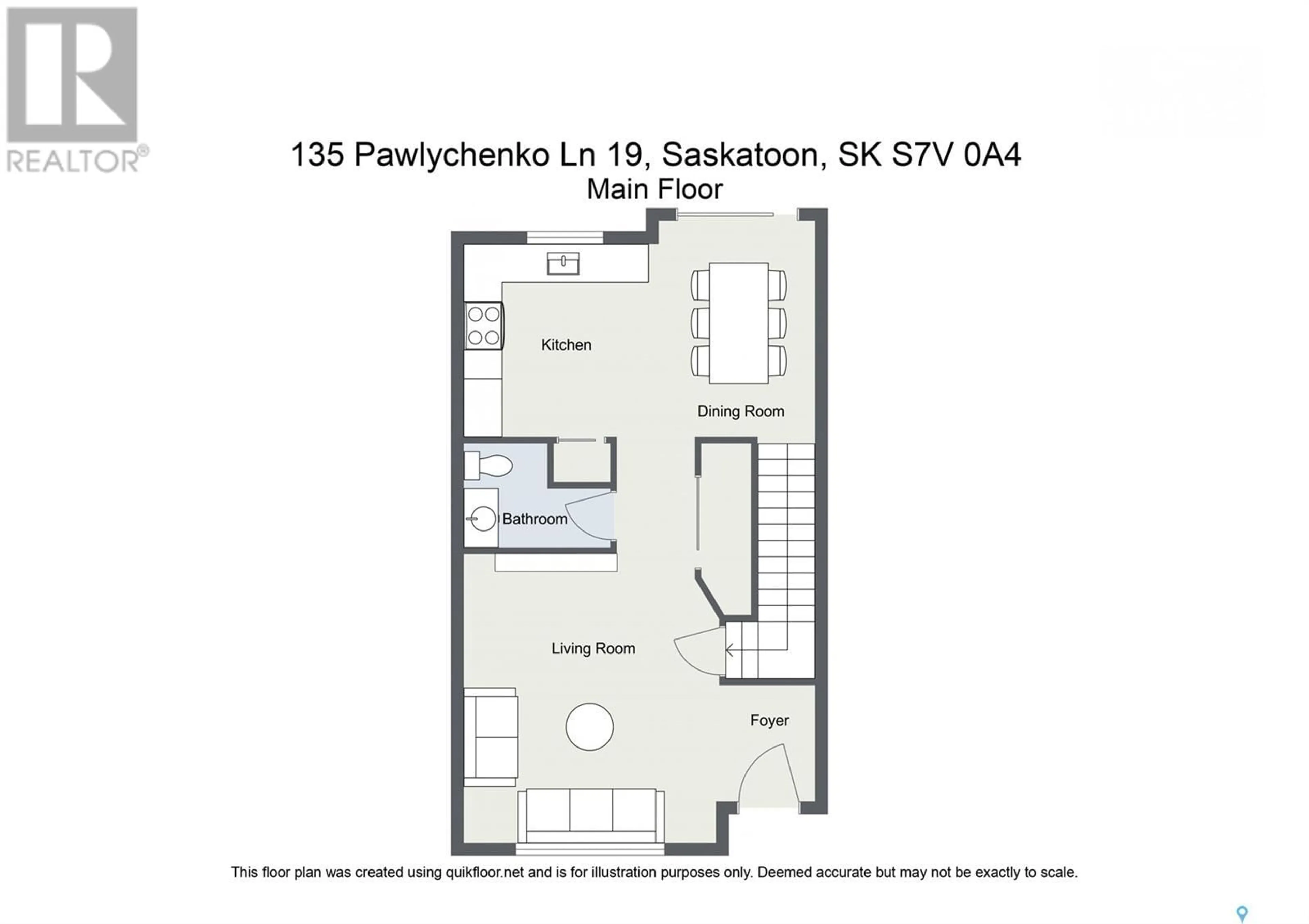 Floor plan for 19 135 PAWLYCHENKO LANE, Saskatoon Saskatchewan S7V1J8