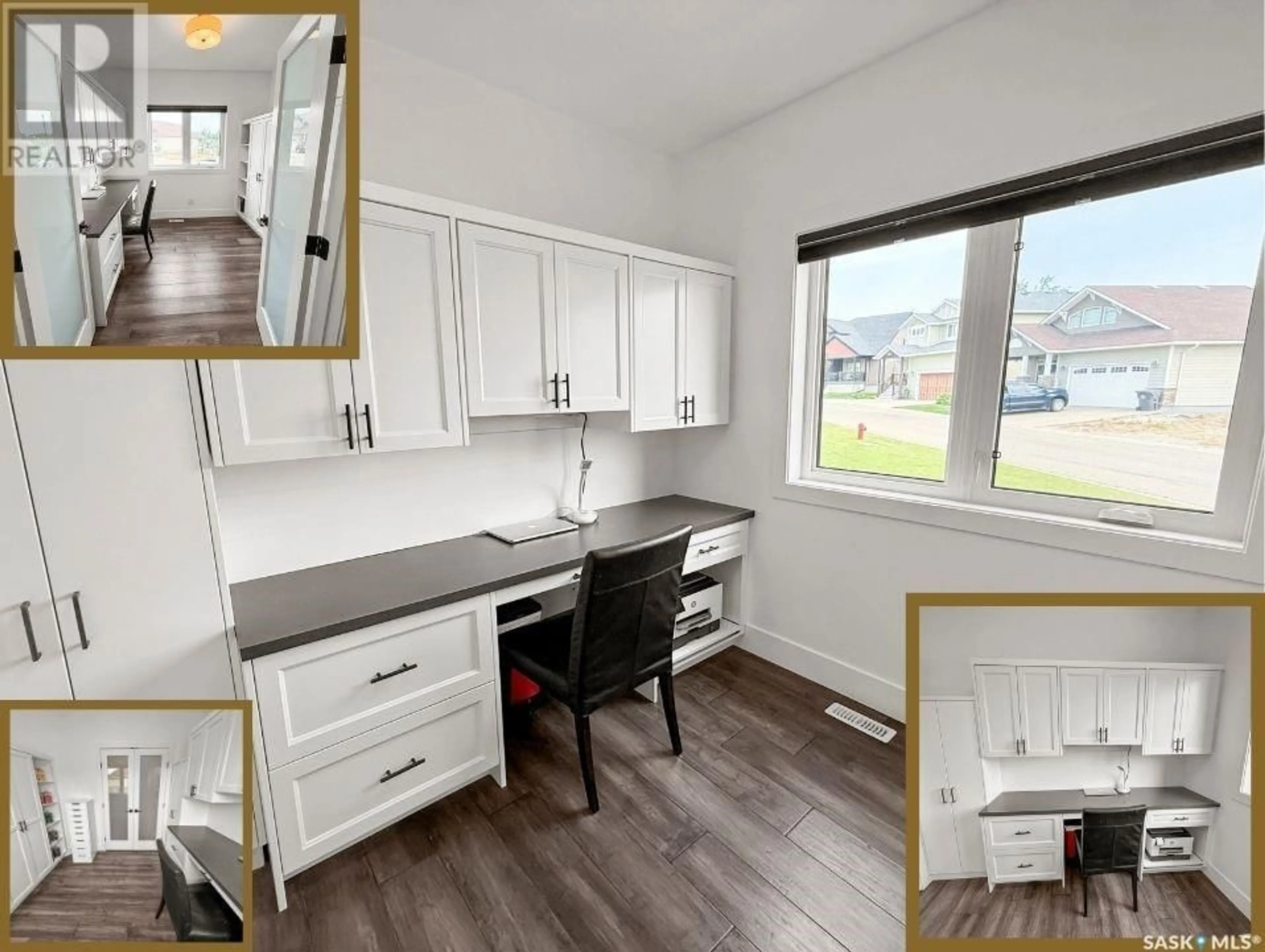 Open concept kitchen, wood/laminate floor for 26 533 4TH AVENUE NE, Swift Current Saskatchewan S9H2J9