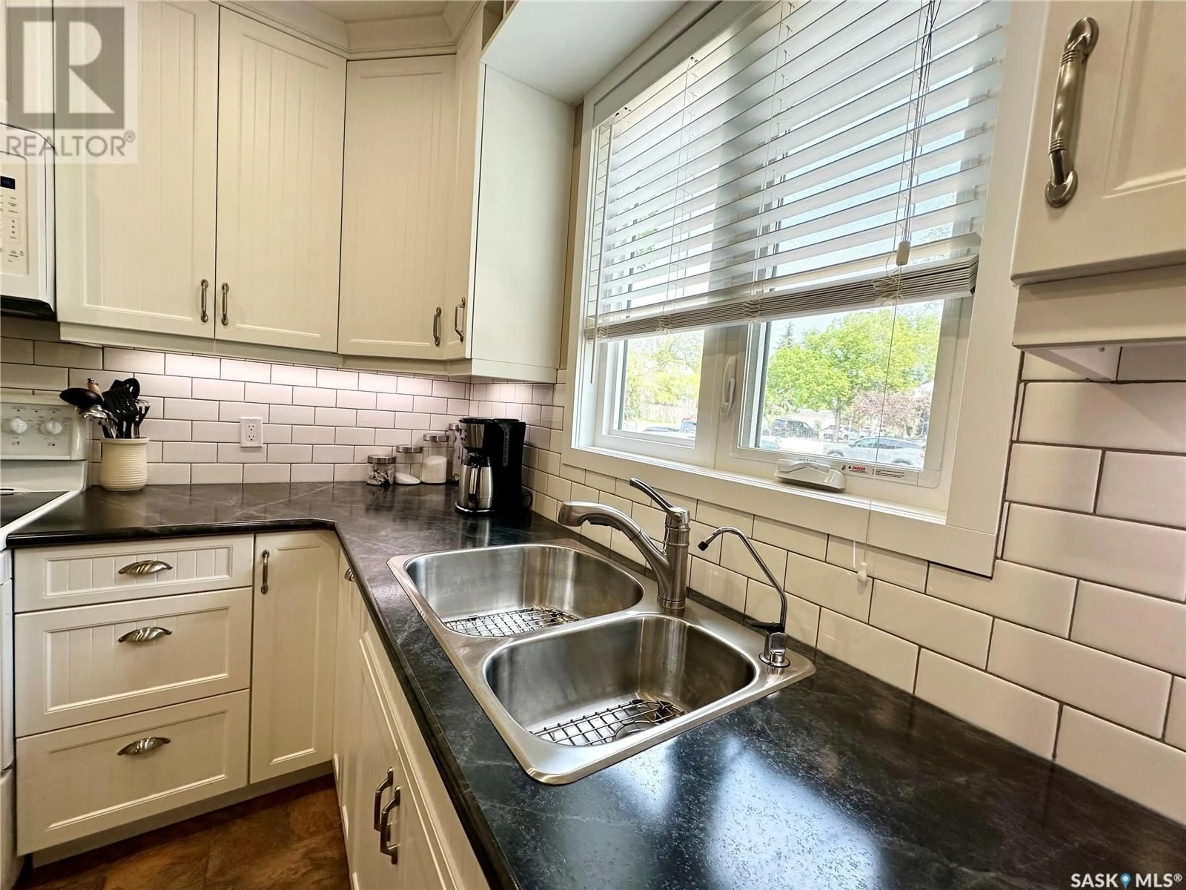 Standard kitchen, ceramic/tile floor for 1281 98TH STREET, North Battleford Saskatchewan S9A0L8