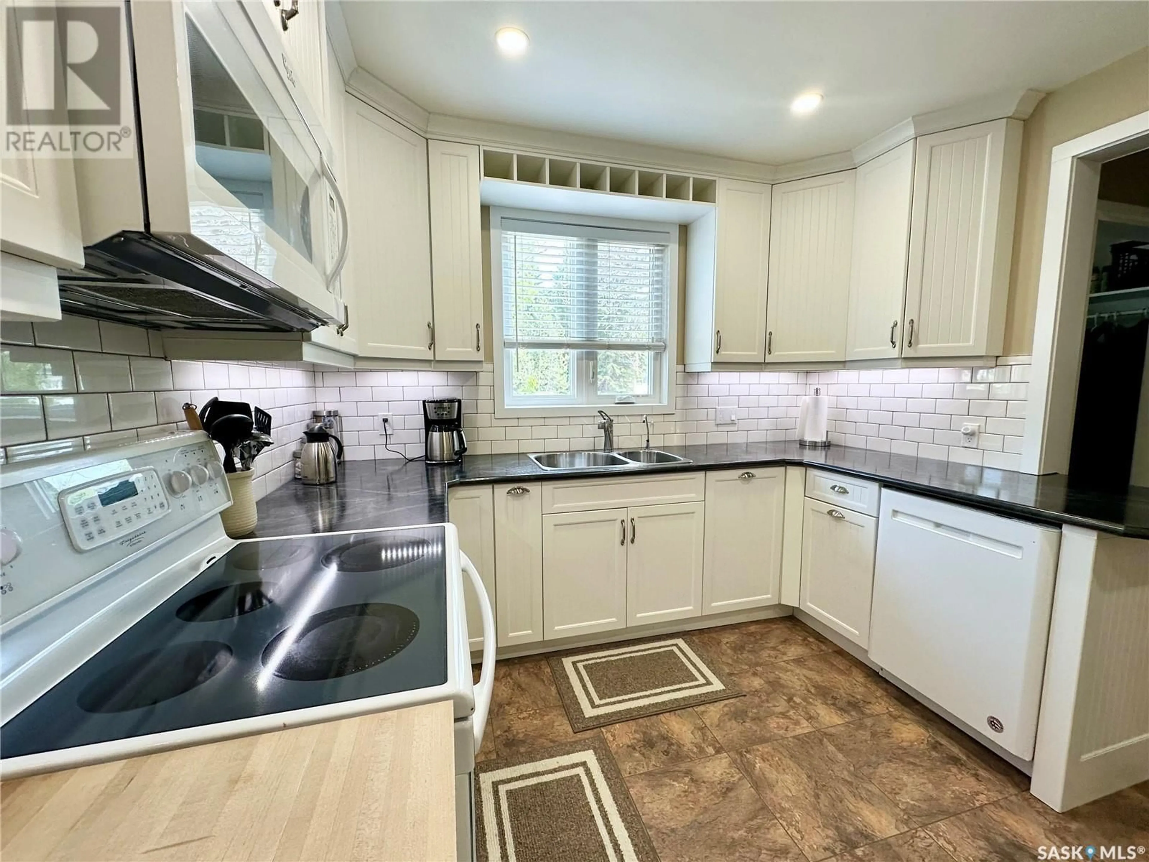 Standard kitchen, ceramic/tile floor for 1281 98TH STREET, North Battleford Saskatchewan S9A0L8