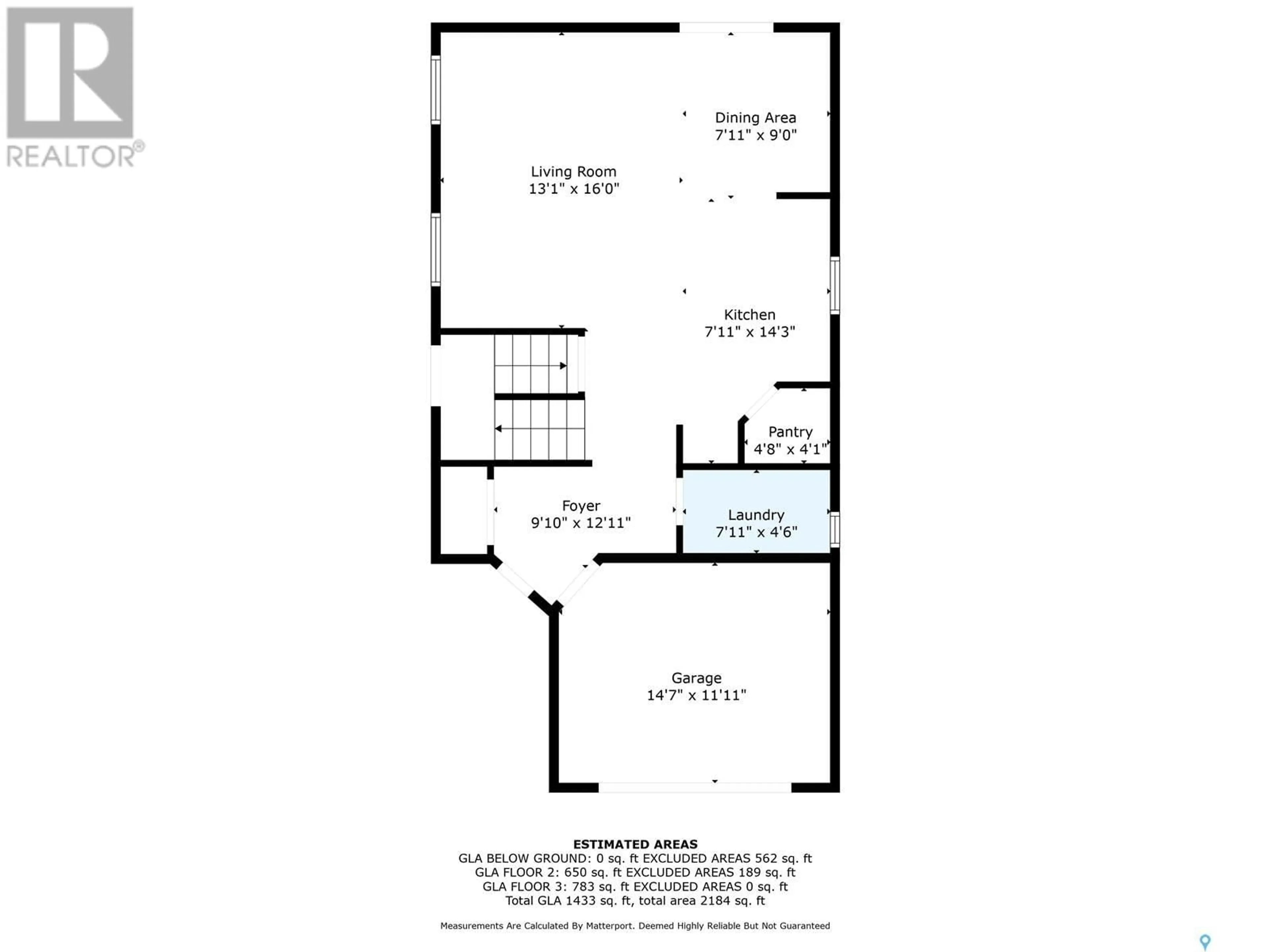 Floor plan for 570 KINLOCH CRESCENT, Saskatoon Saskatchewan S7M5X2