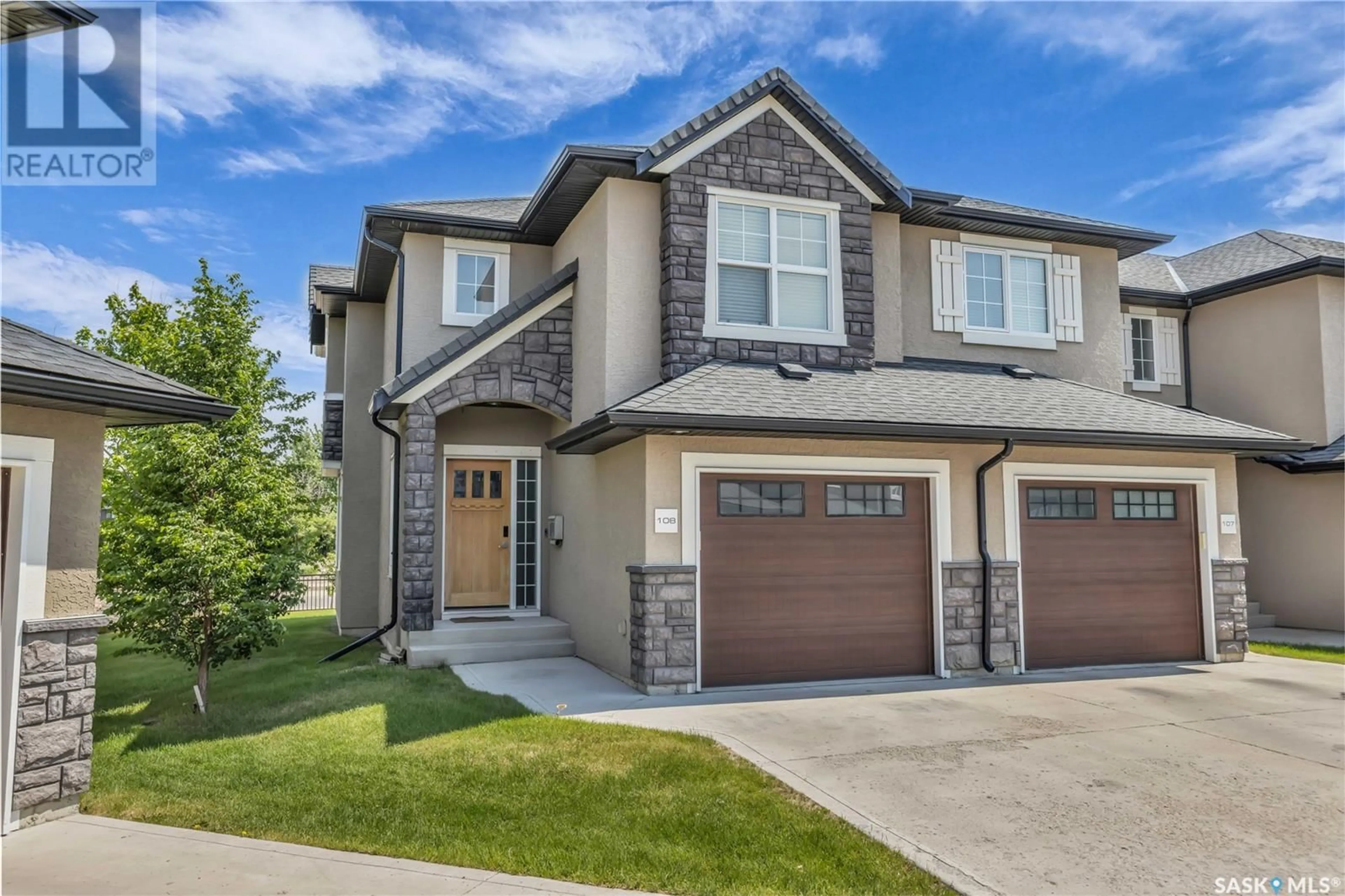 Home with brick exterior material, street for 108 - 2007 POHORECKY CRESCENT, Saskatoon Saskatchewan S7S1N1