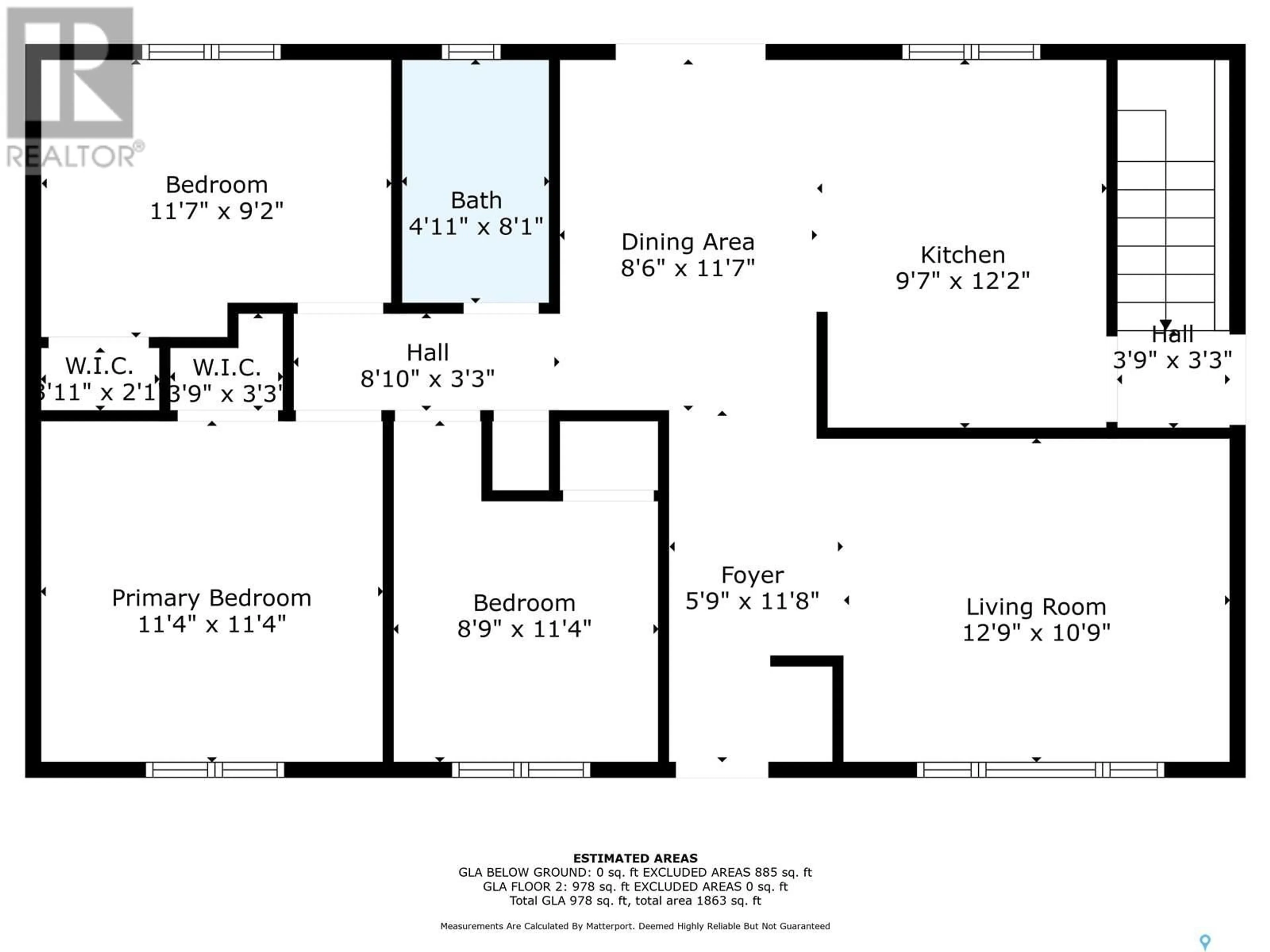 Floor plan for 1402 I AVENUE, Saskatoon Saskatchewan S7L2J5