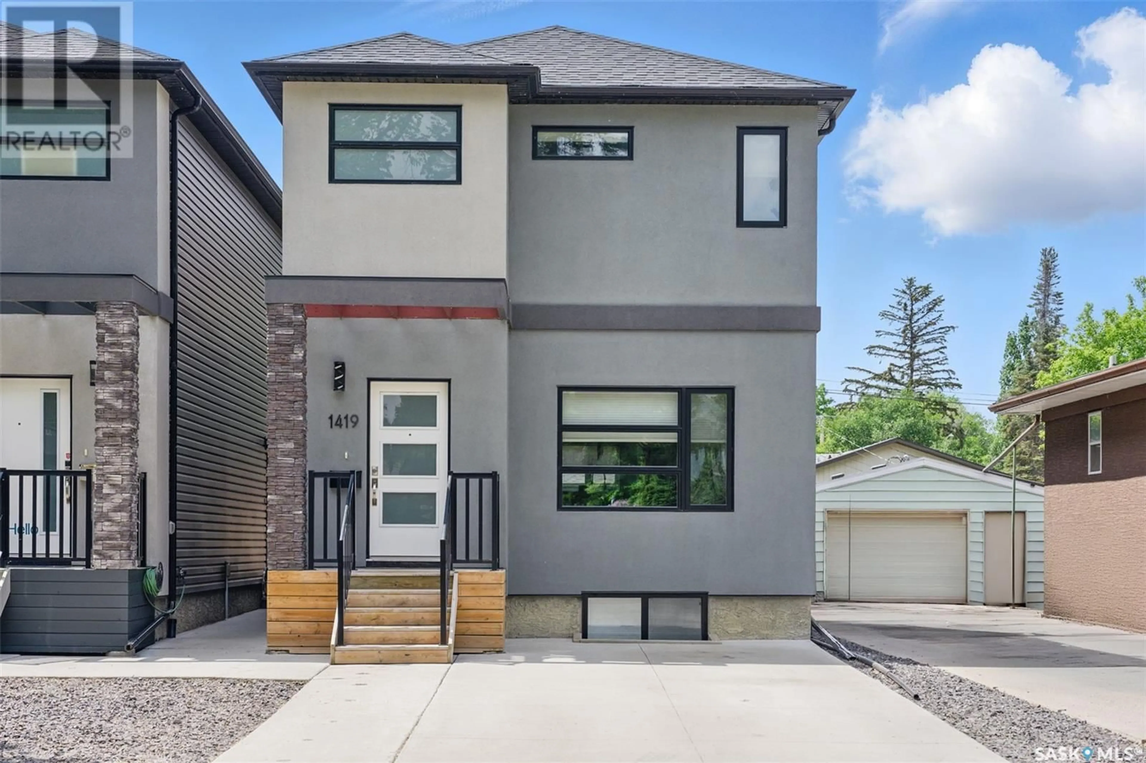 Home with brick exterior material, street for 1419 ALEXANDRA AVENUE, Saskatoon Saskatchewan S7K3B8