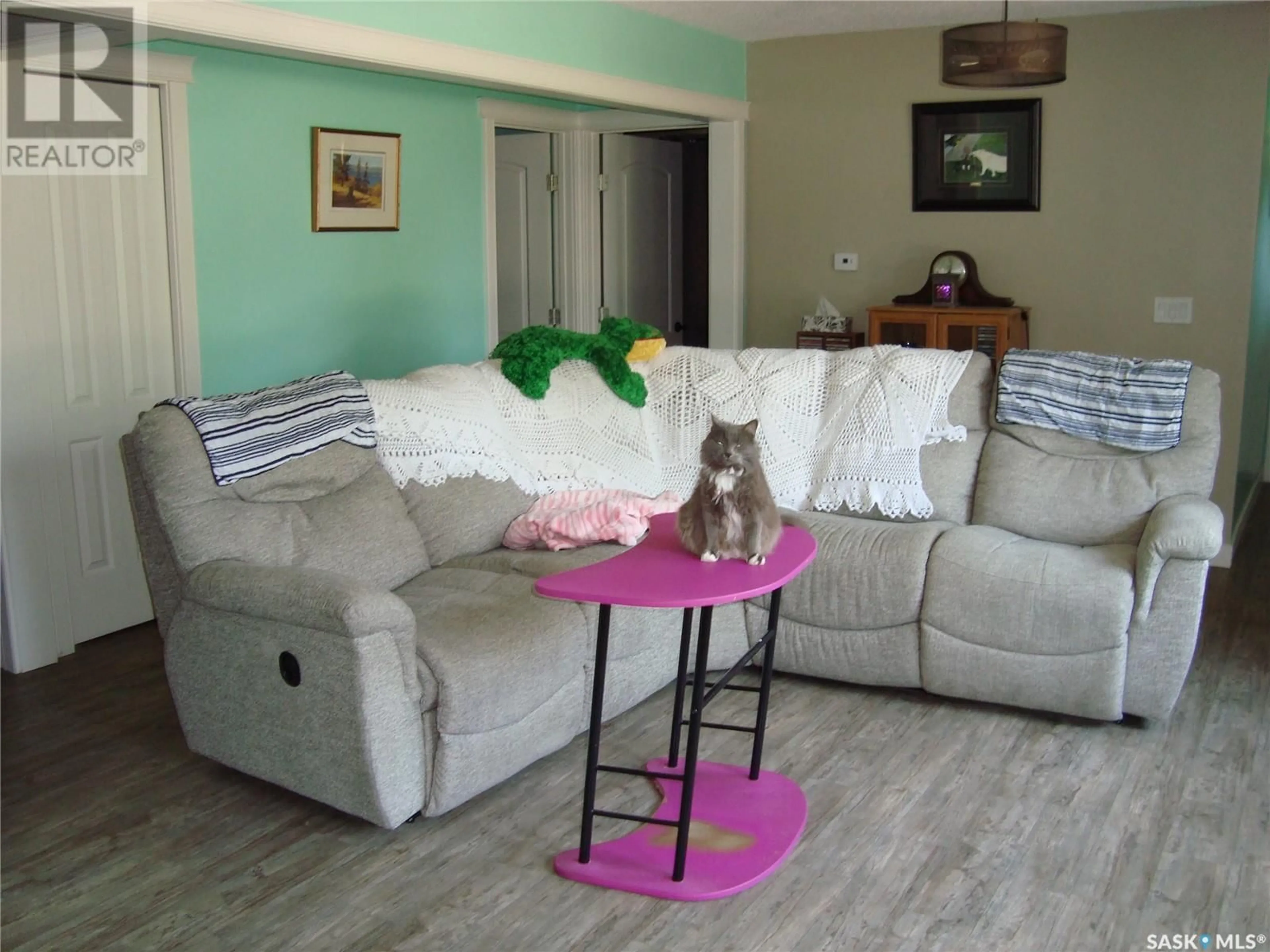 Living room with furniture, unknown for 403 CENTRE STREET, Cabri Saskatchewan S0N0J0