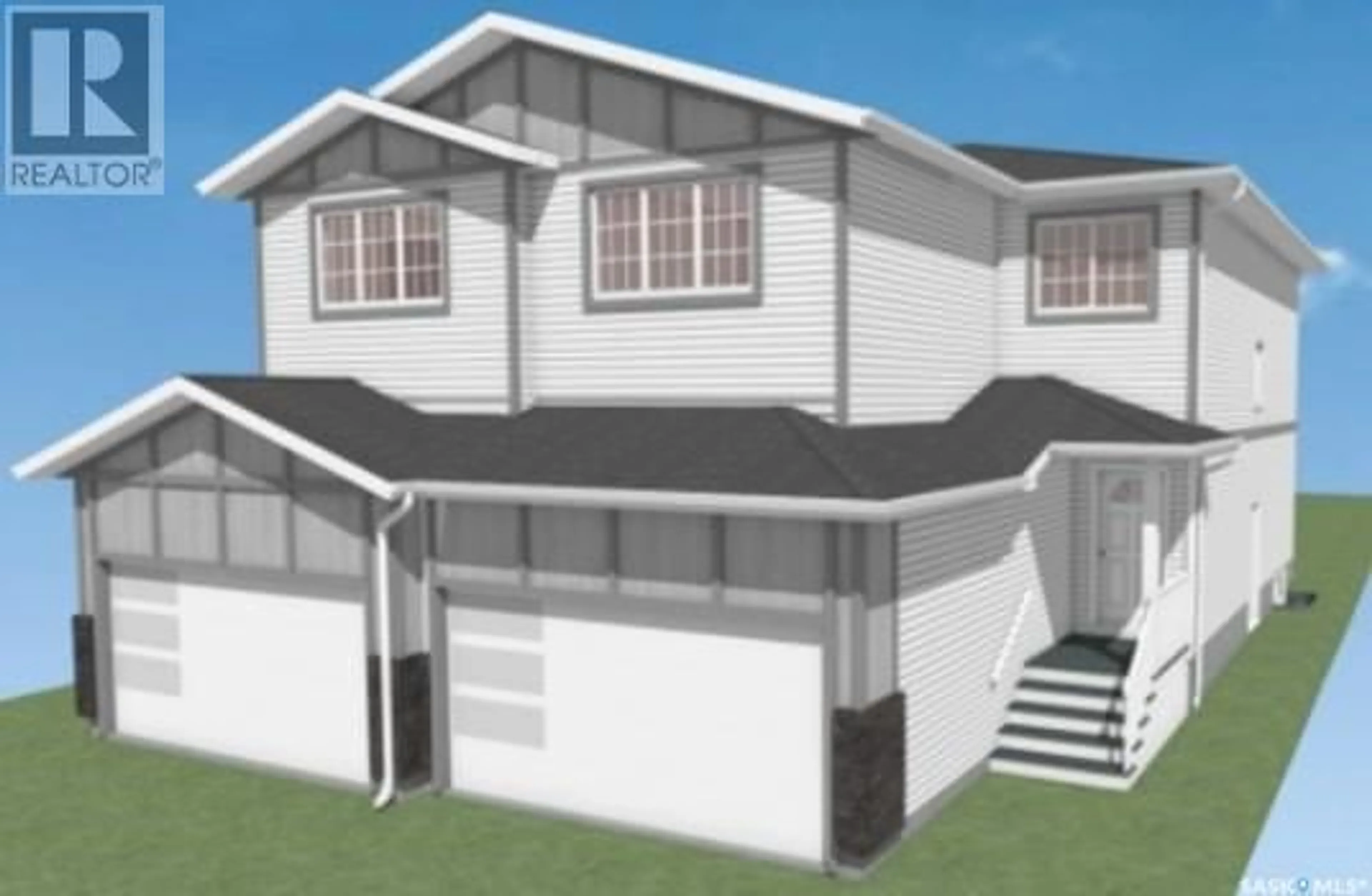 Home with vinyl exterior material, building for 557 SHARMA CRESCENT, Saskatoon Saskatchewan S7W1K6