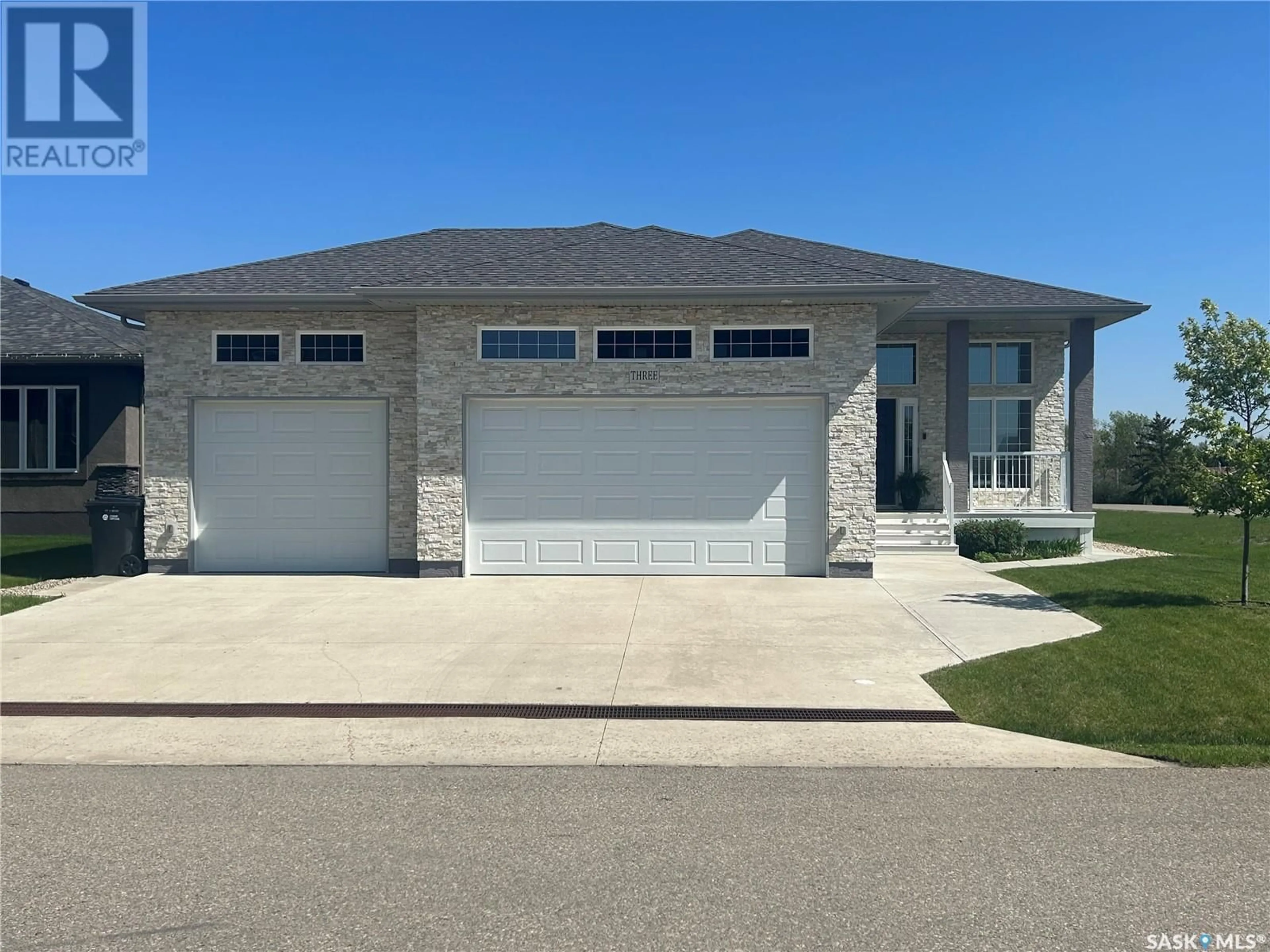 Home with brick exterior material, street for 3 MCKENZIE LANDING, White City Saskatchewan S4L0B2