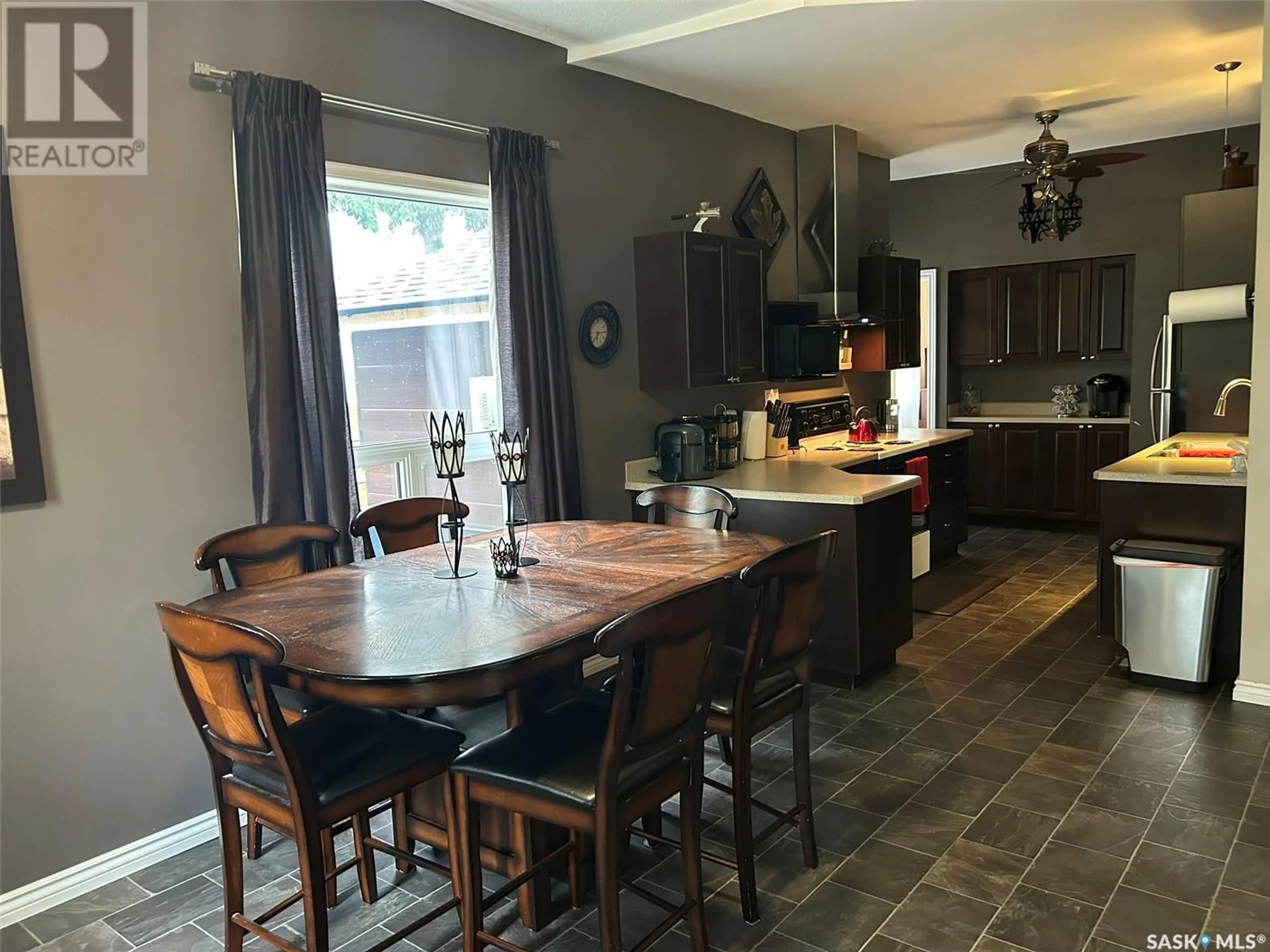 Open concept kitchen, ceramic/tile floor for 506 1ST STREET, Hepburn Saskatchewan S0K1Z0