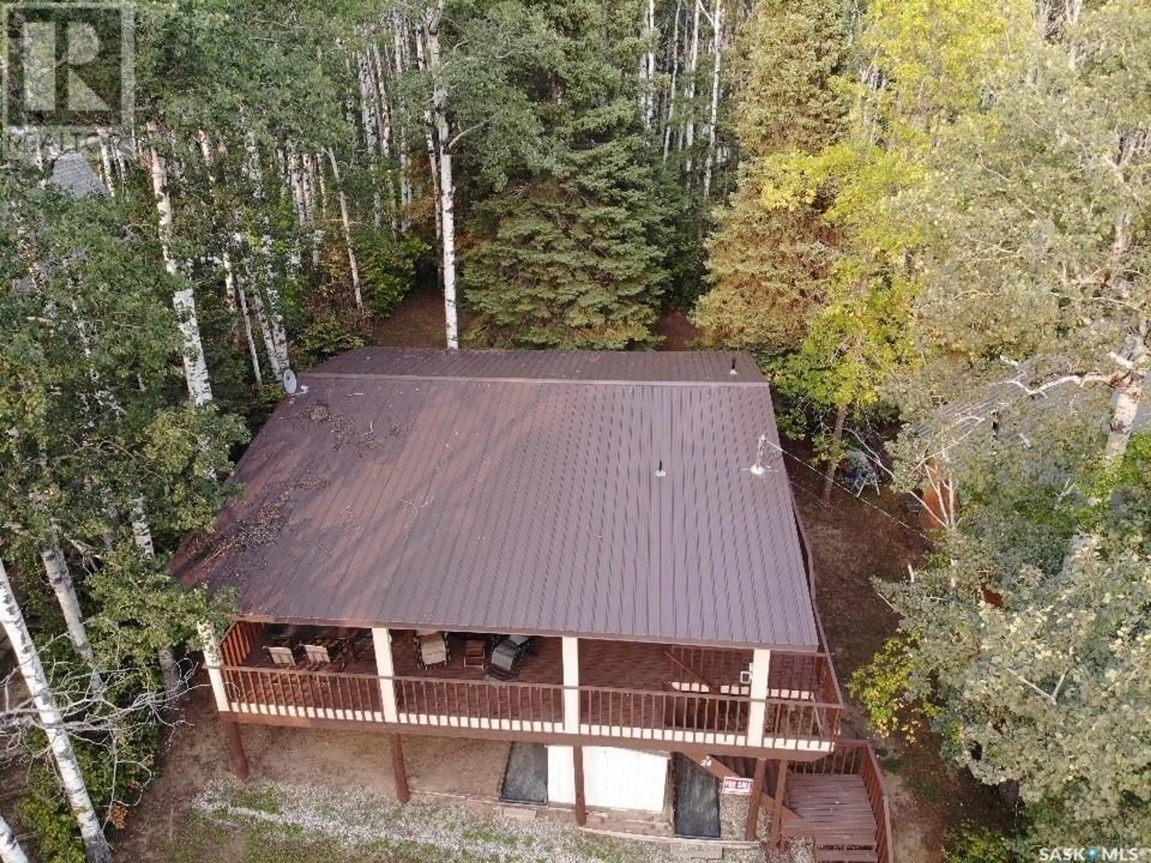 A pic from outside/outdoor area/front of a property/back of a property/a pic from drone, forest/trees view for LIANA'S LANE, Leask Rm No. 464 Saskatchewan S0J1M0