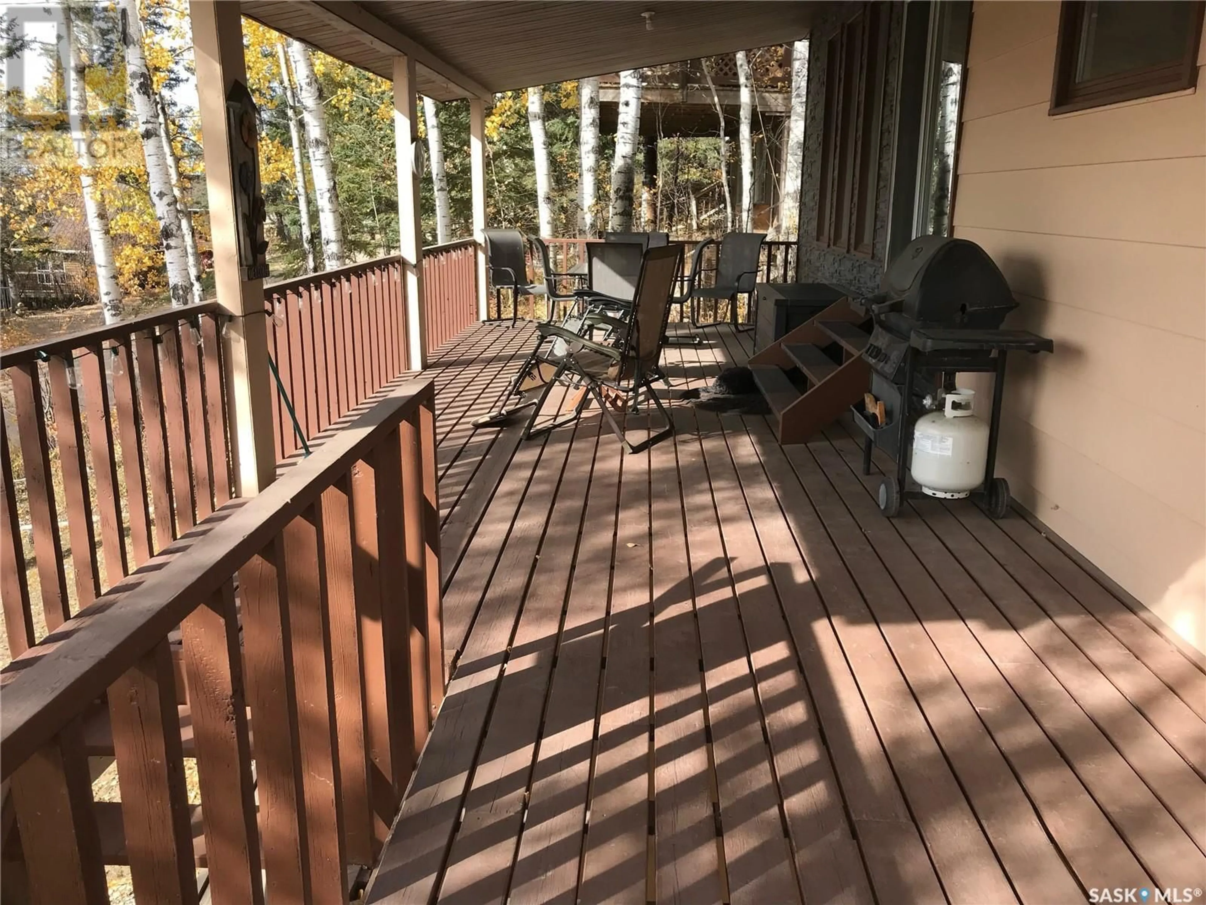 Patio, forest/trees view for LIANA'S LANE, Leask Rm No. 464 Saskatchewan S0J1M0