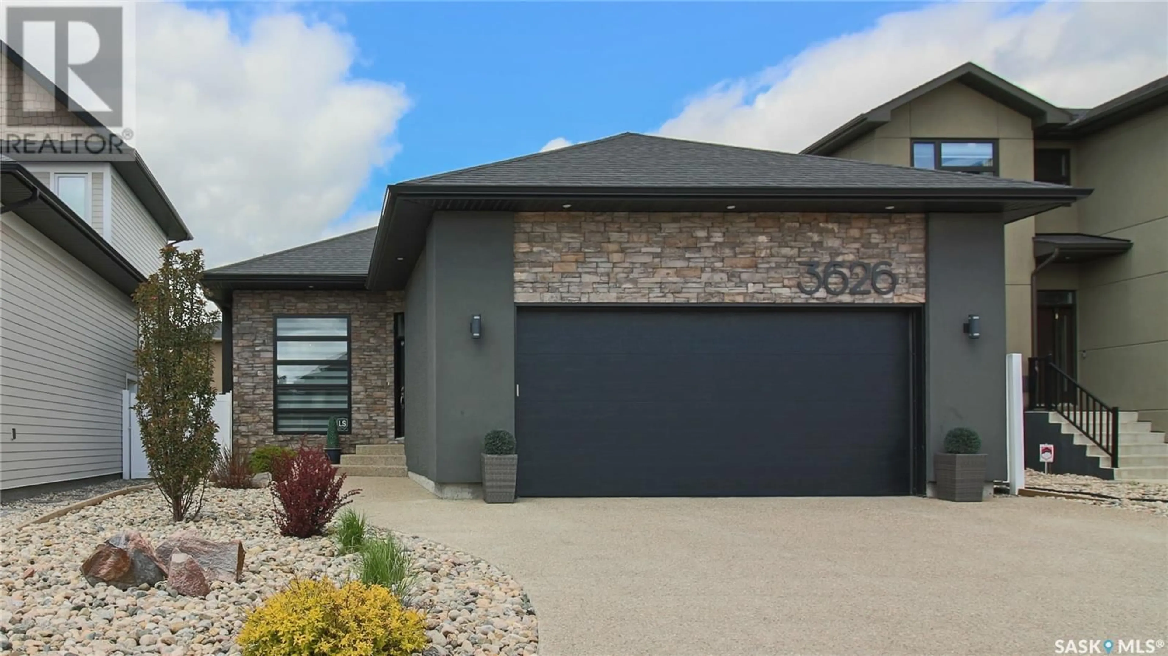Home with brick exterior material, street for 3626 GREEN CREEK ROAD, Regina Saskatchewan S4V3H3