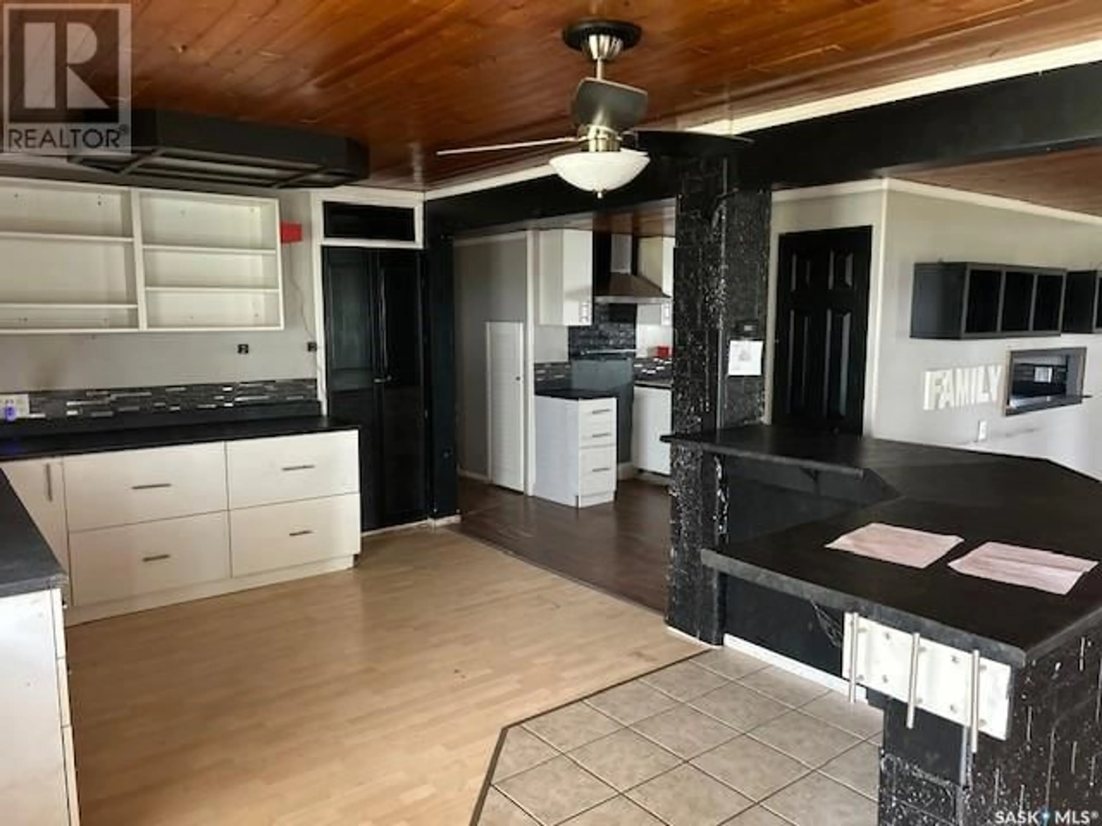Open concept kitchen, ceramic/tile floor for 202 EAST STREET, Bethune Saskatchewan S0G0H0