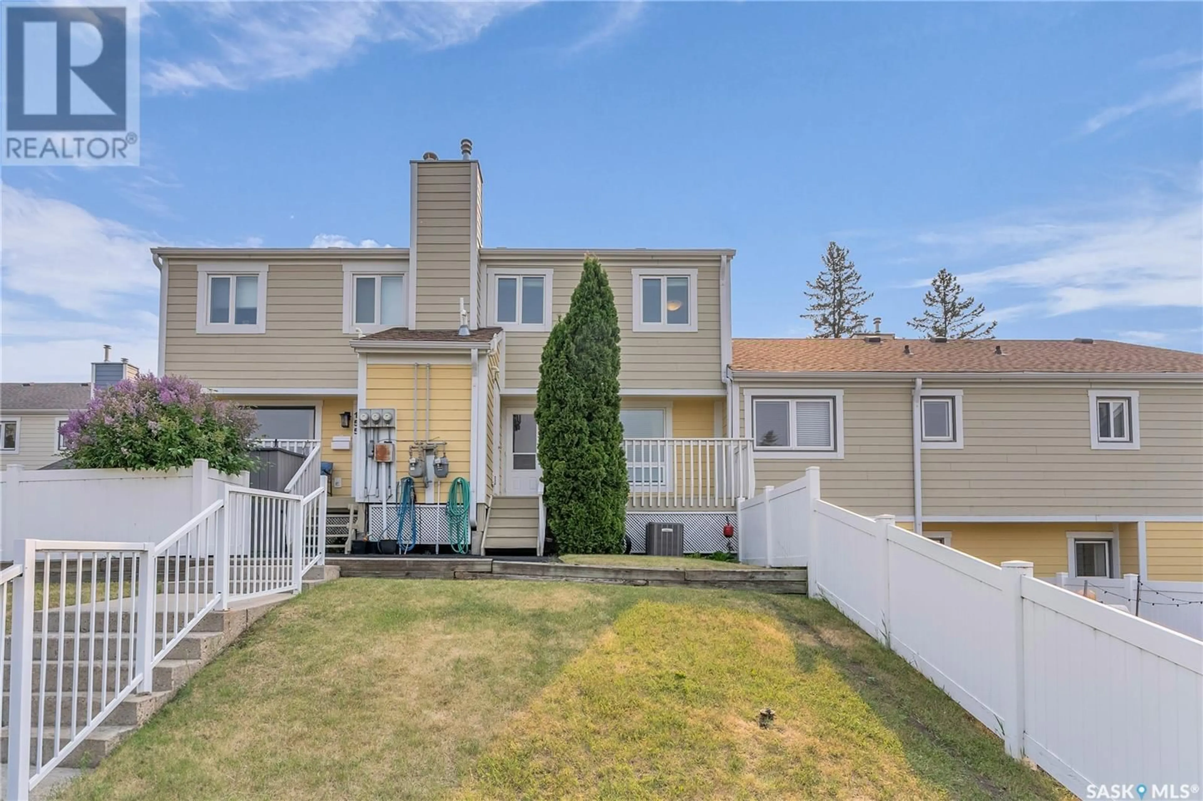A pic from outside/outdoor area/front of a property/back of a property/a pic from drone, unknown for 227 - 157 SAGUENAY DRIVE, Saskatoon Saskatchewan S7K6P7