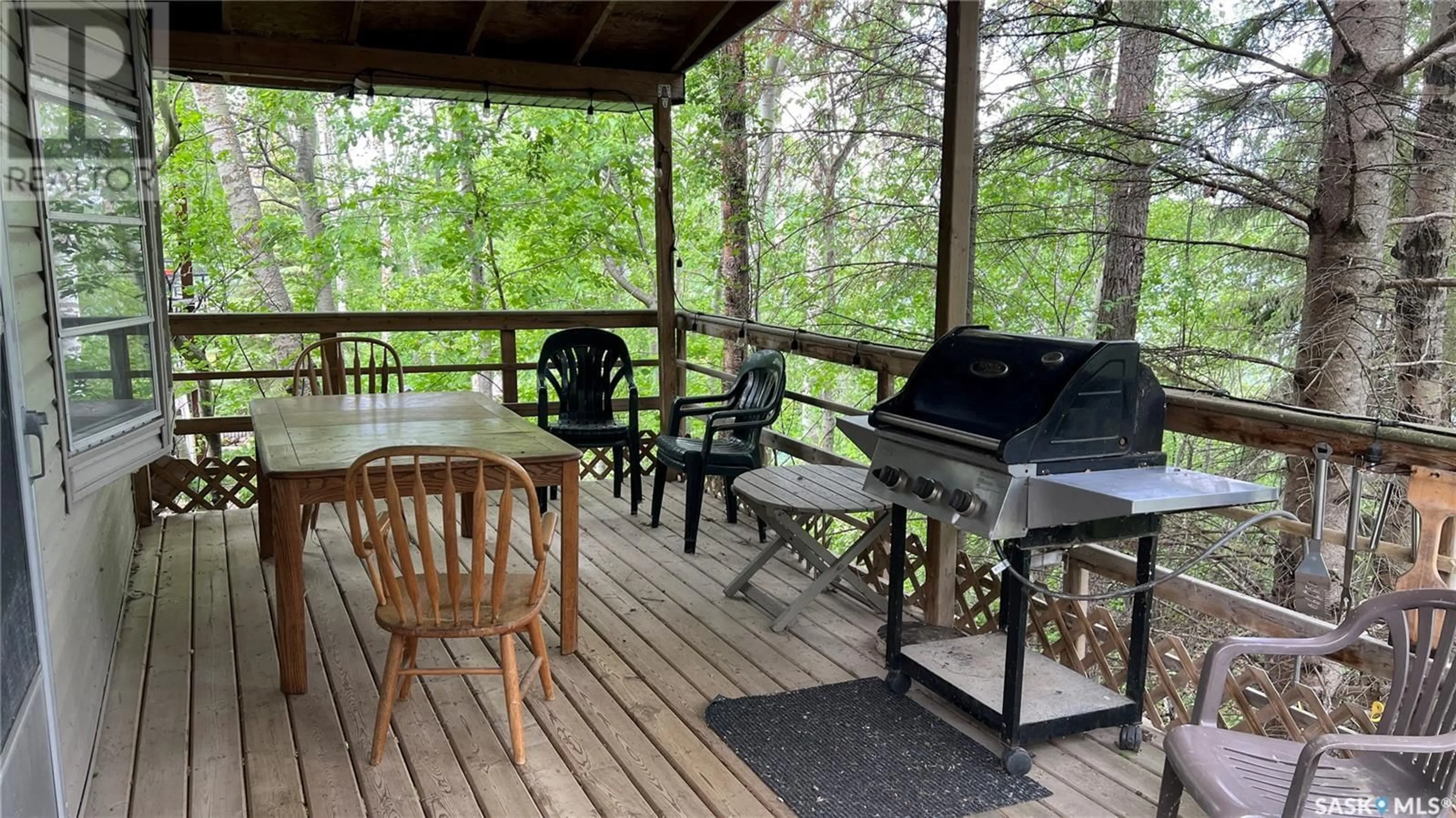 Patio, forest/trees view for OLEKSYN BEACH, Wakaw Lake Saskatchewan S0K4P0
