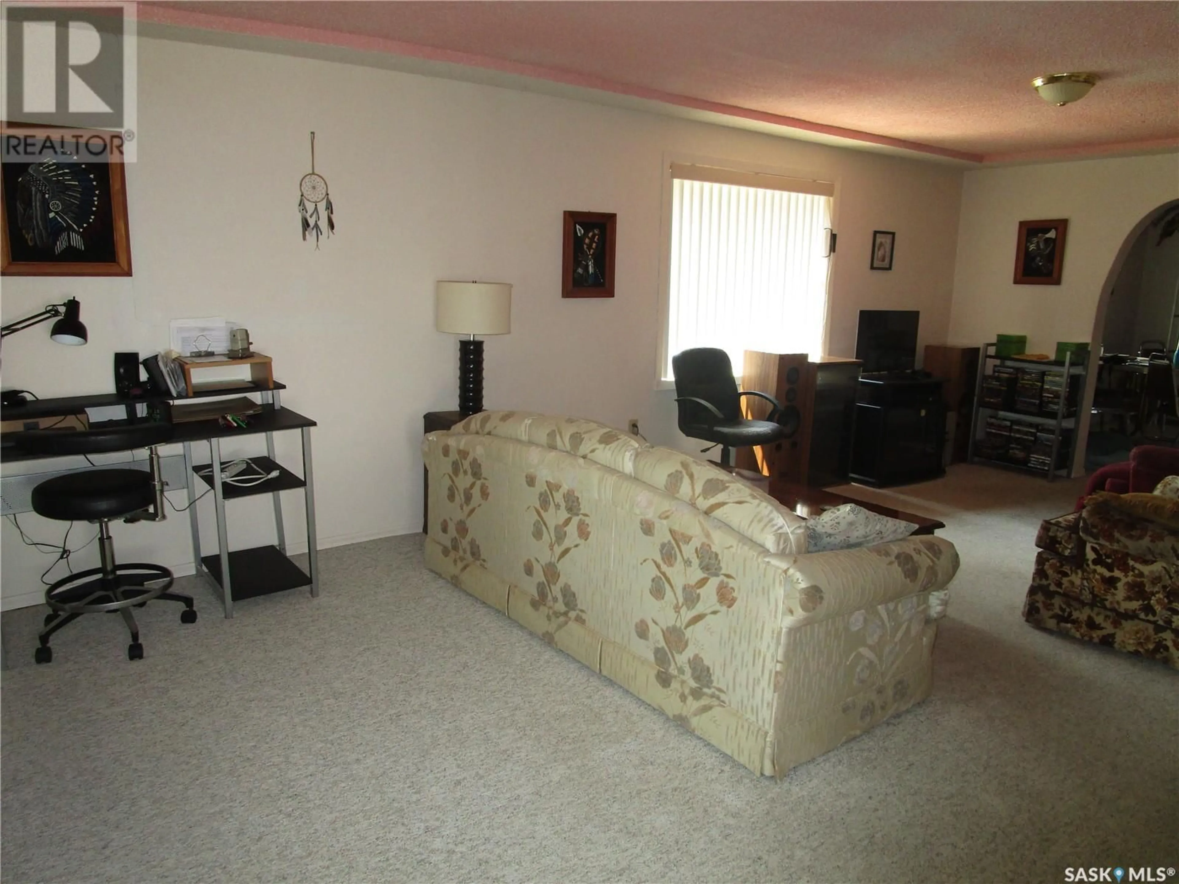 Living room with furniture, unknown for 120 2ND STREET, Lafleche Saskatchewan S0H2K0
