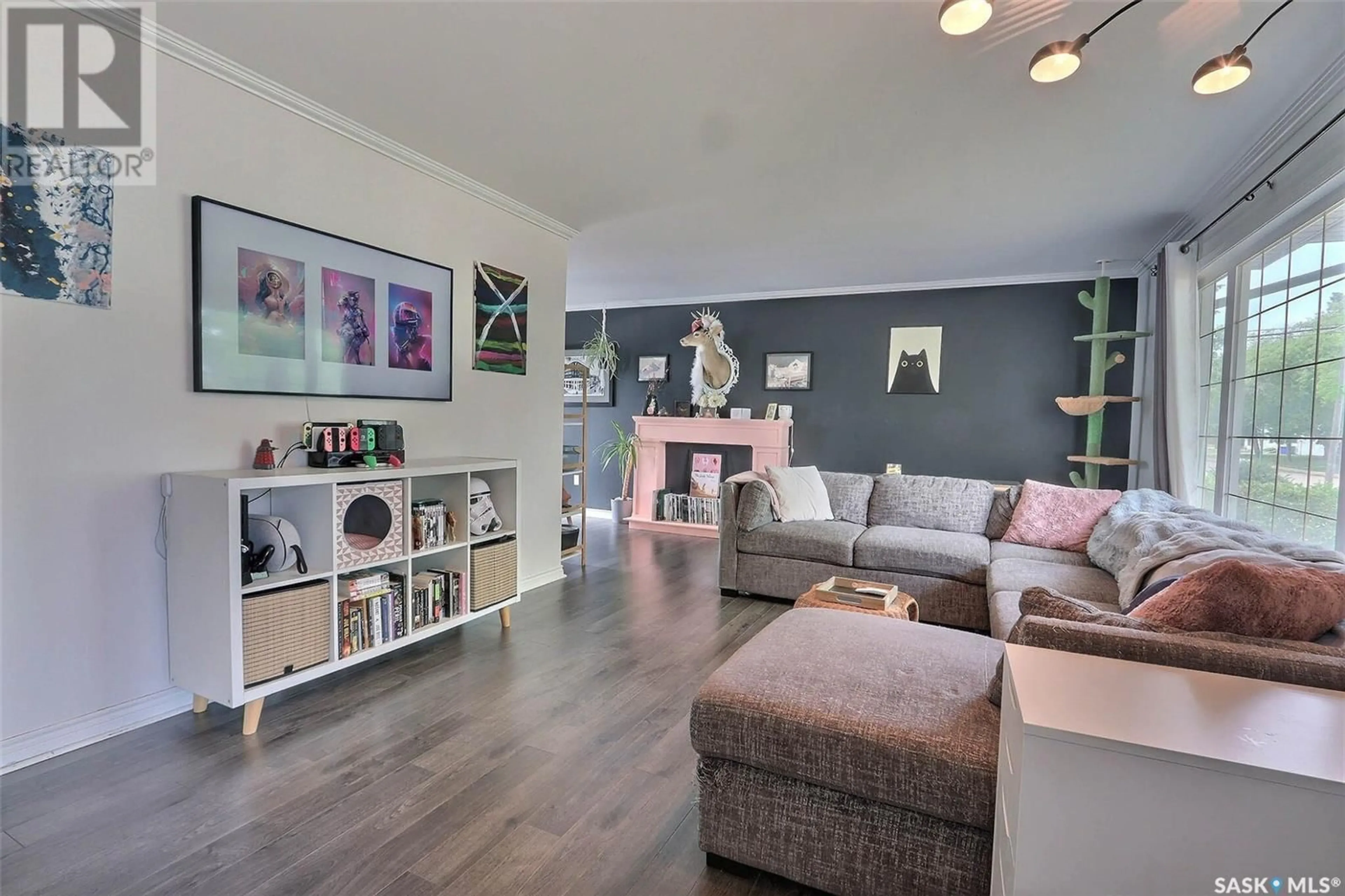 Living room with furniture, unknown for 385 25TH STREET, Prince Albert Saskatchewan S6V4P5