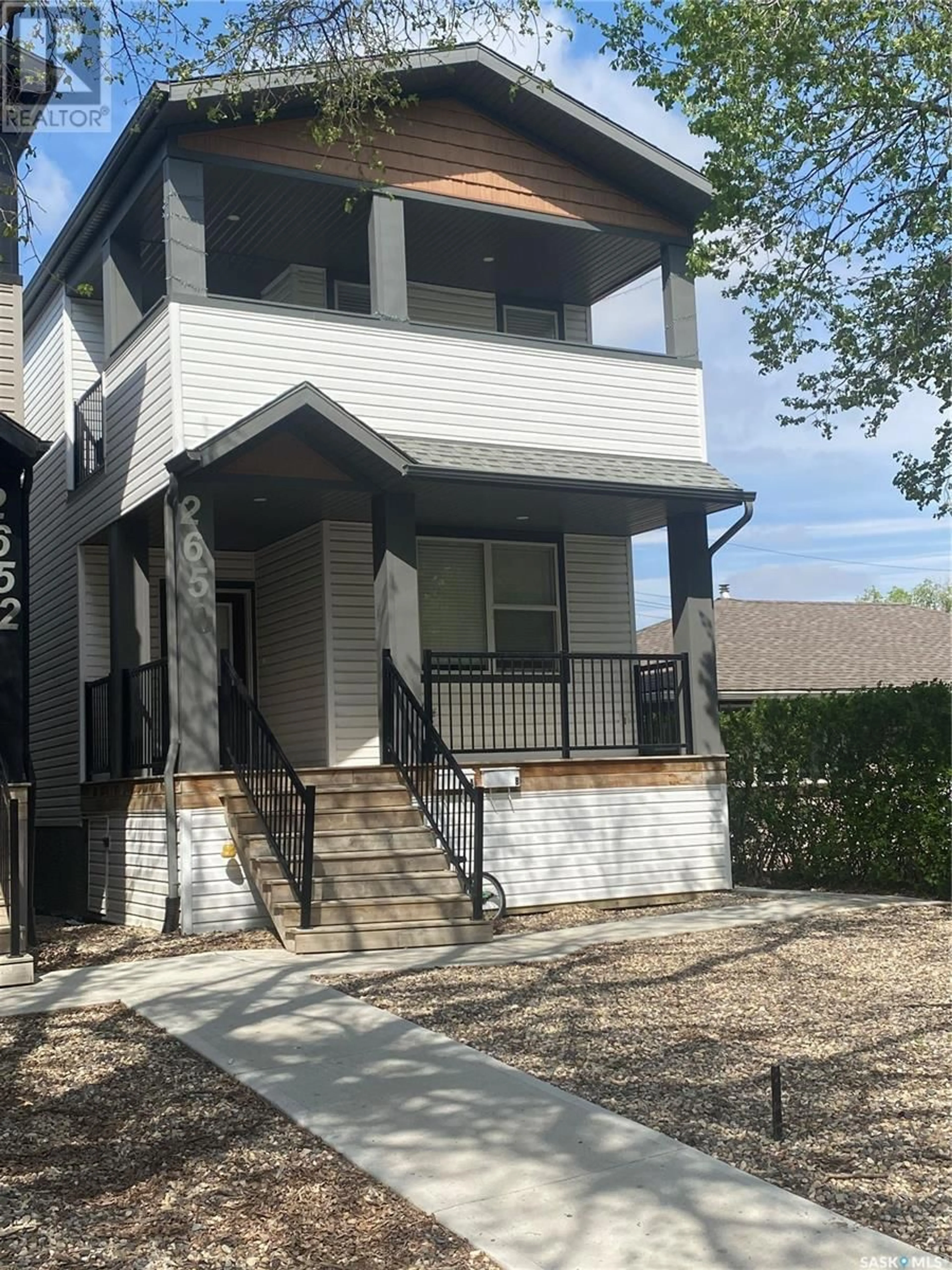 Home with vinyl exterior material, street for 2650 LACON STREET, Regina Saskatchewan S4N2A6