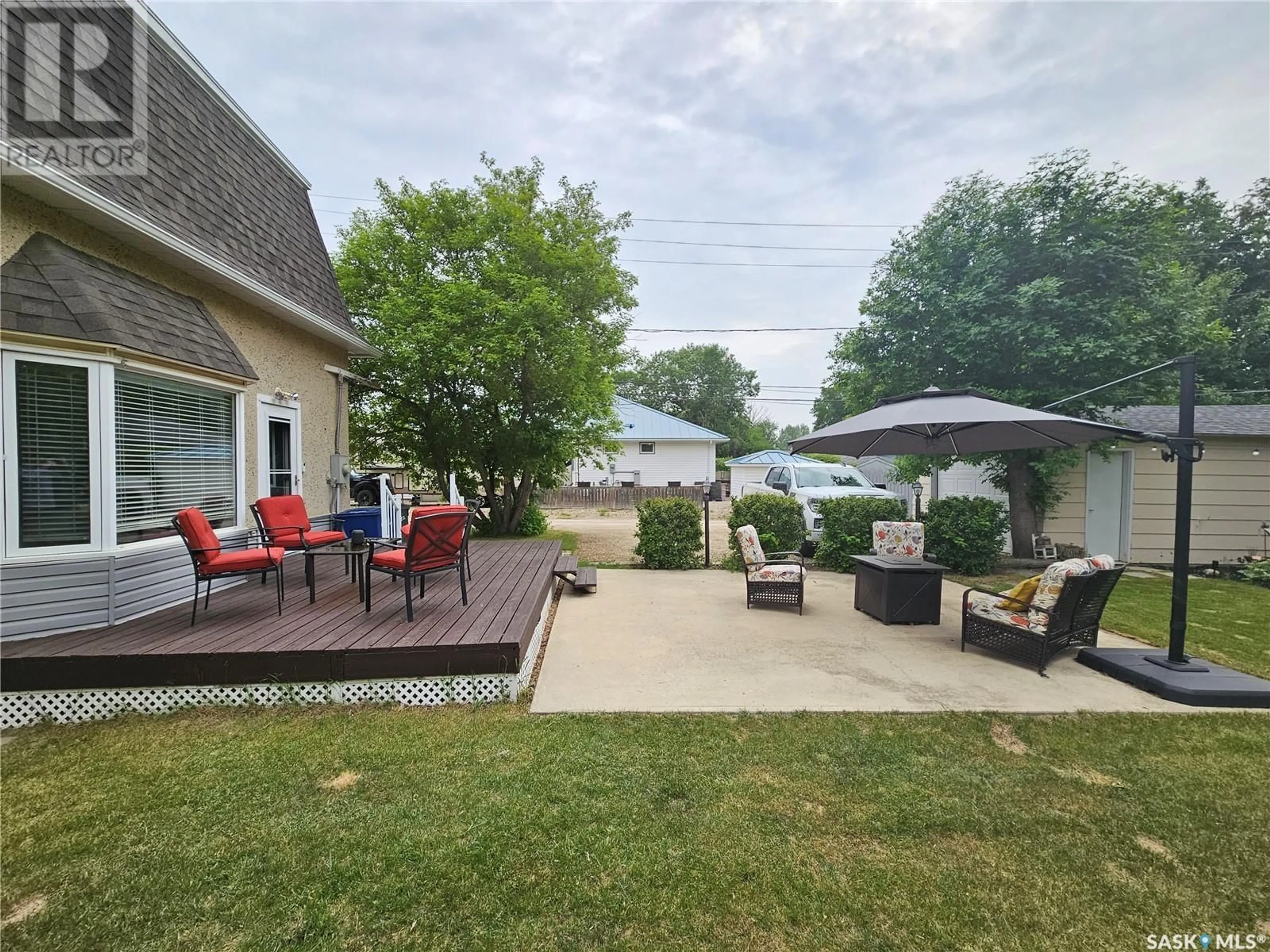 Patio, water/lake/river/ocean view for 202 SOURIS AVENUE, Carlyle Saskatchewan S0C0R0