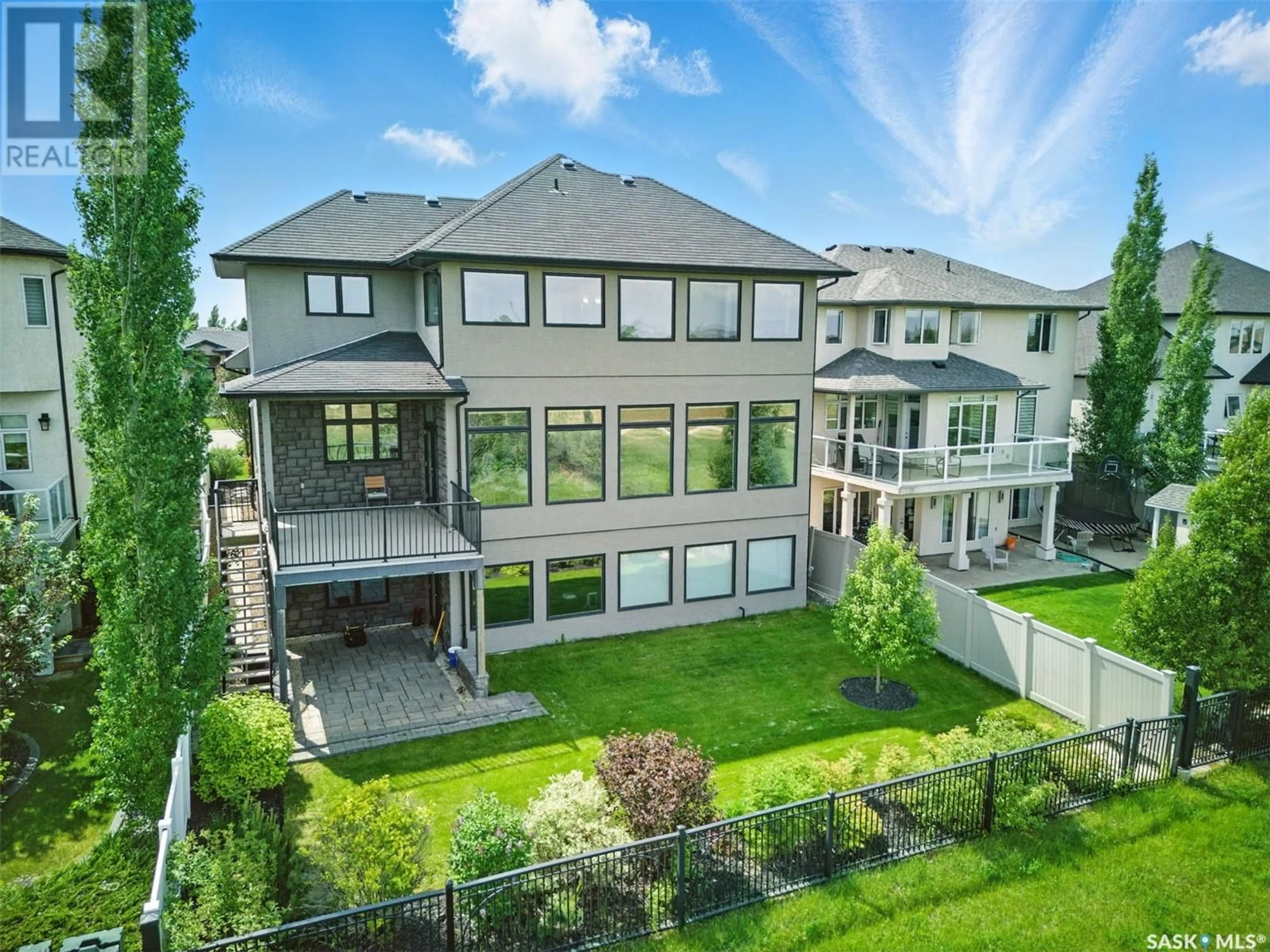 A pic from outside/outdoor area/front of a property/back of a property/a pic from drone, mountain view for 739 BEECHDALE WAY, Saskatoon Saskatchewan S7V0A5