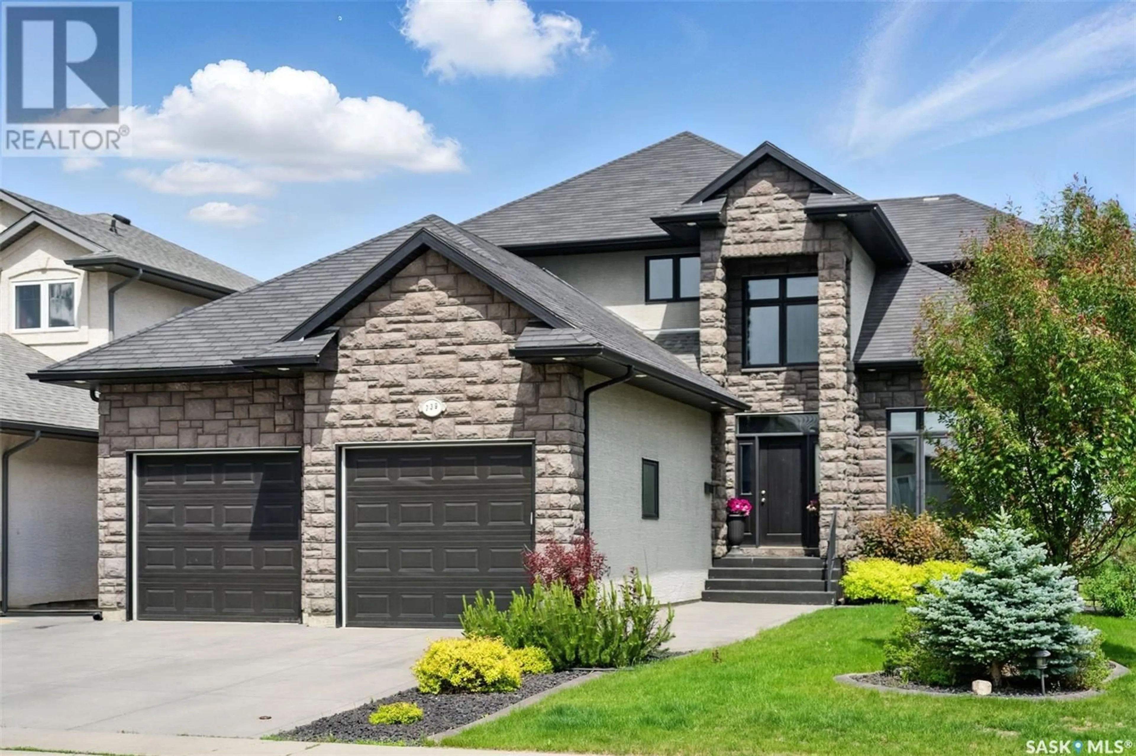 Home with brick exterior material, street for 739 BEECHDALE WAY, Saskatoon Saskatchewan S7V0A5